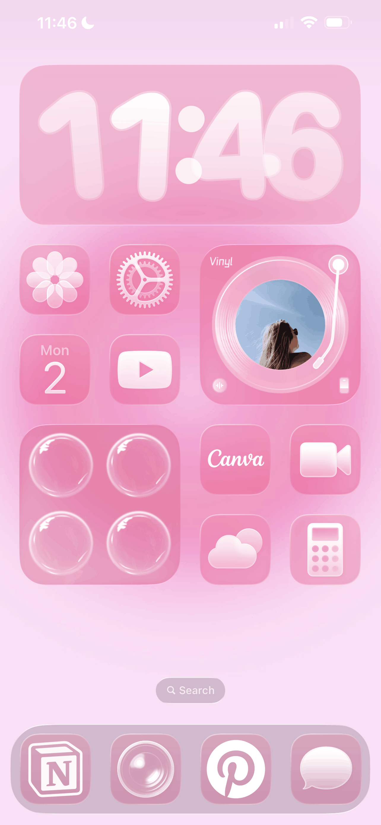 aesthetic ios 26 customization