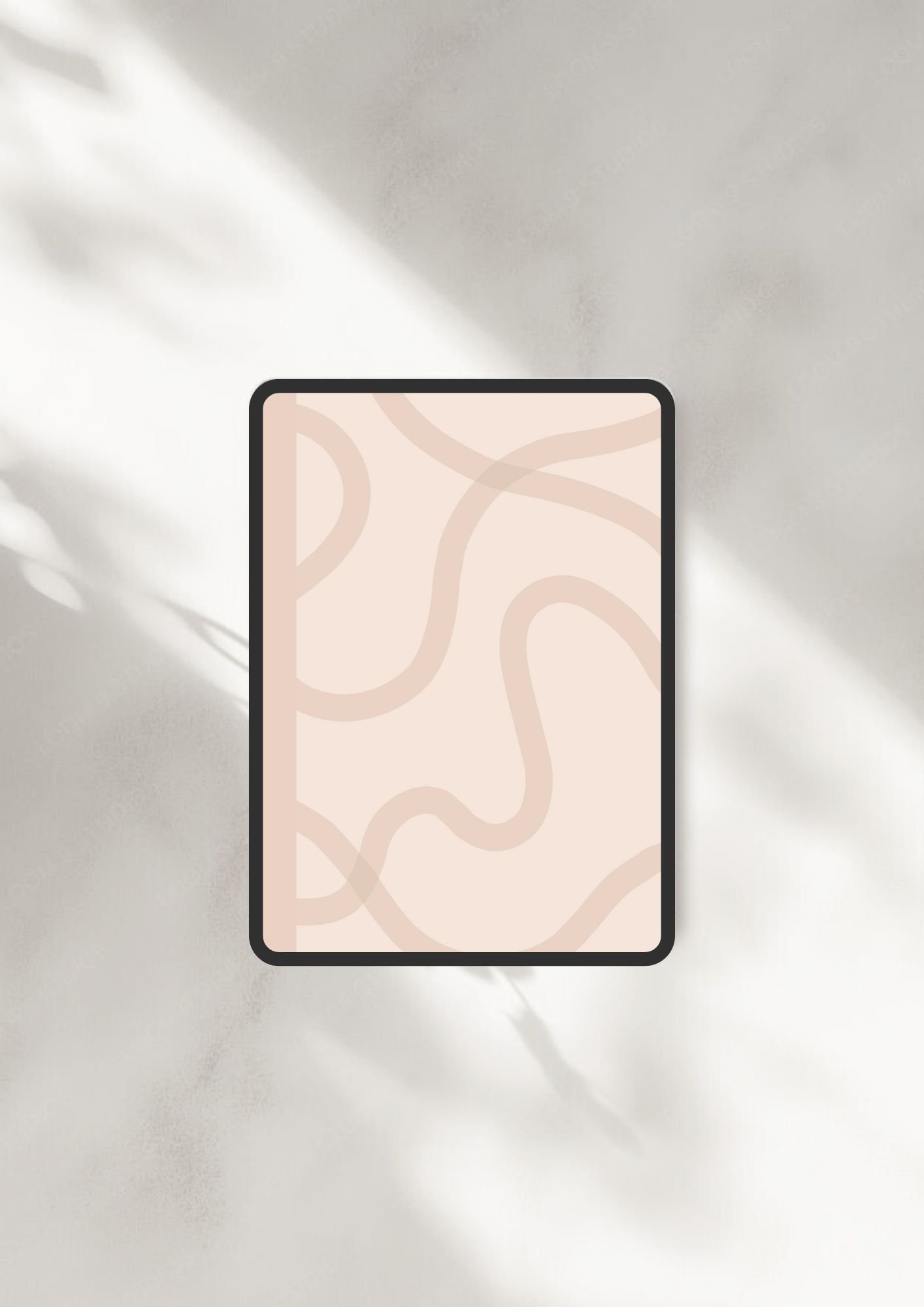 Neutral Swirl Digital Notebook Cover