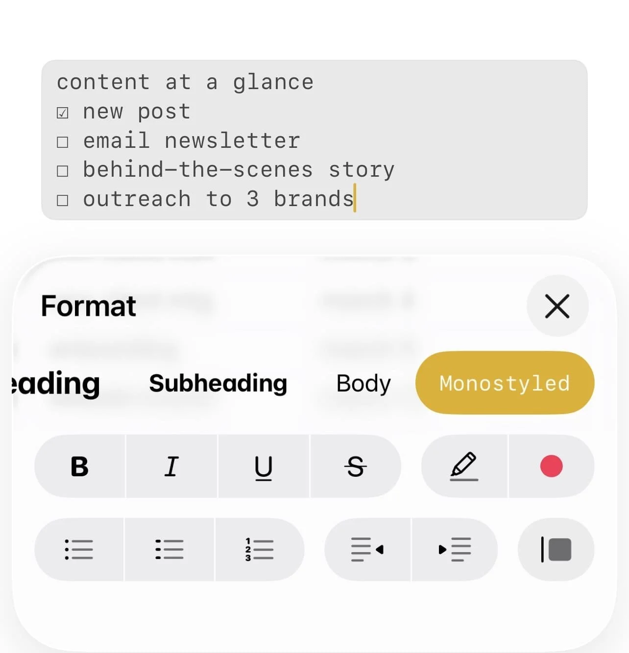 aesthetic apple notes customization tricks