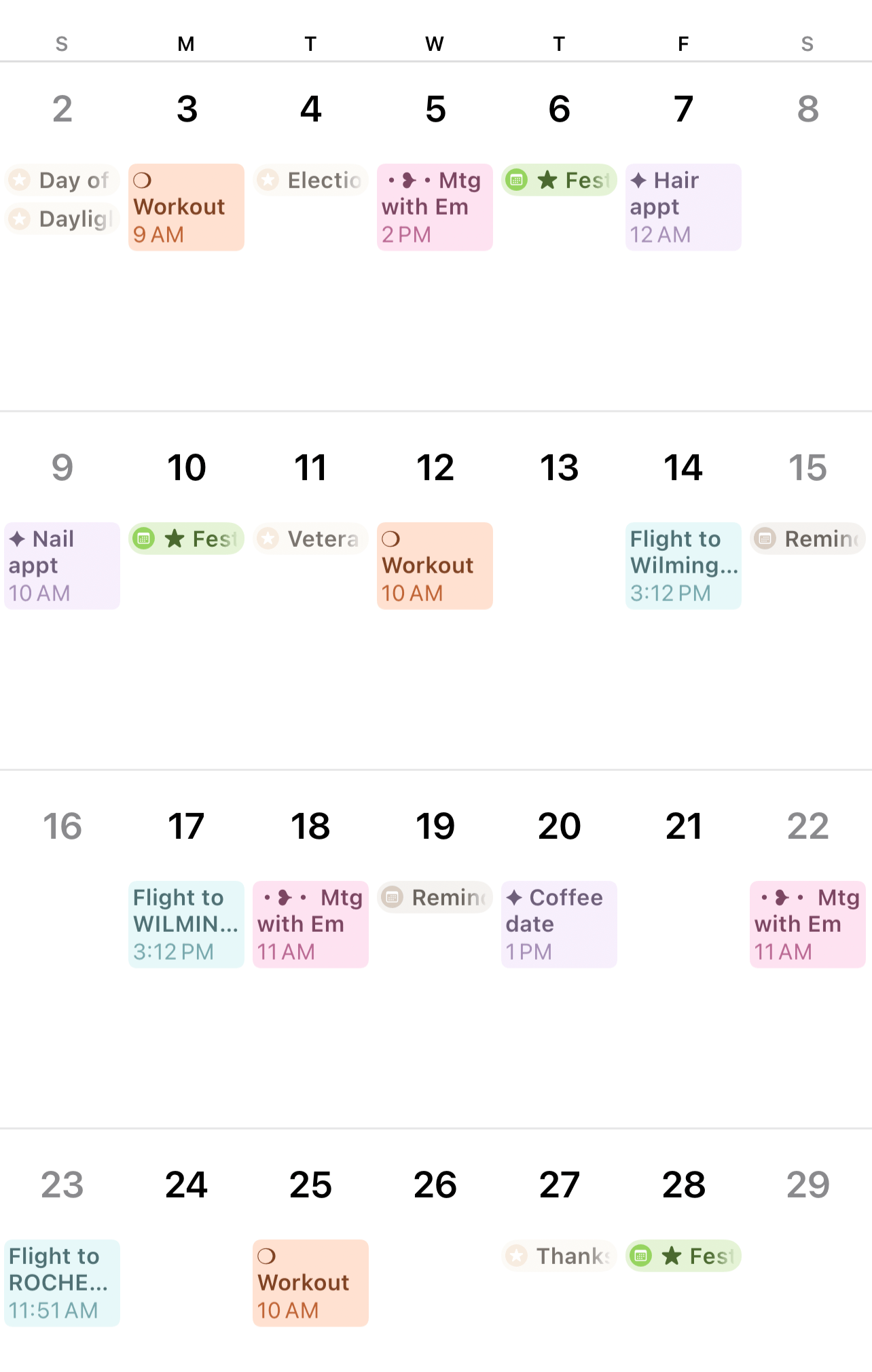 apple calendar customization tricks