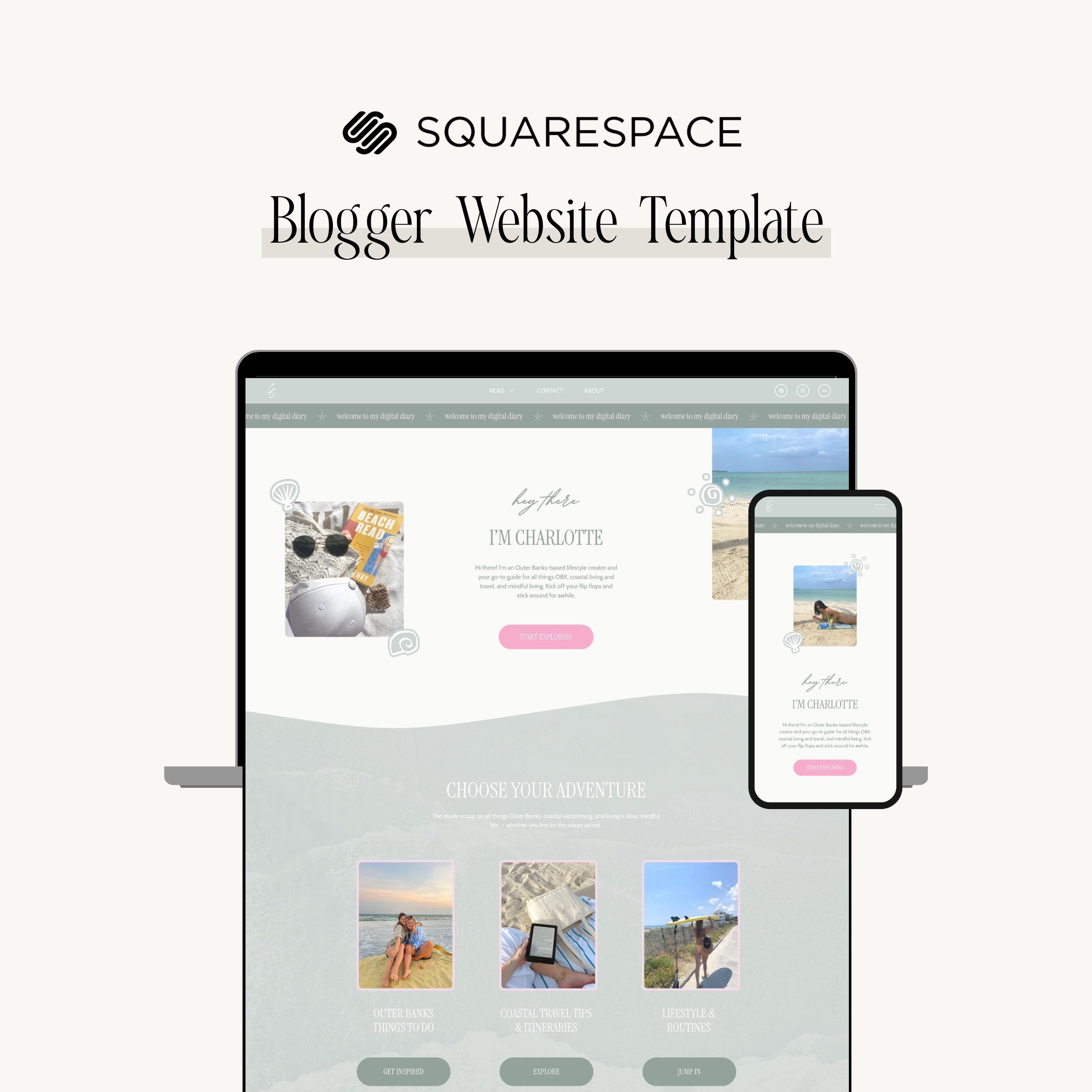 Blogger Website Template