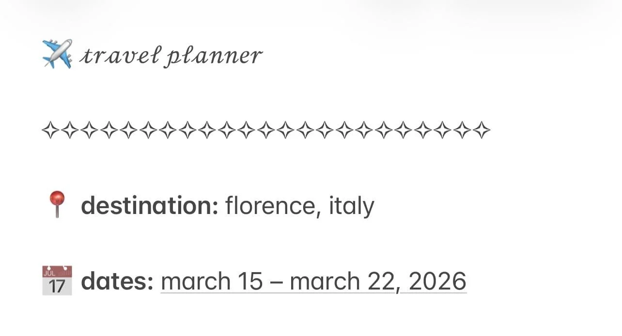 aesthetic apple notes customization