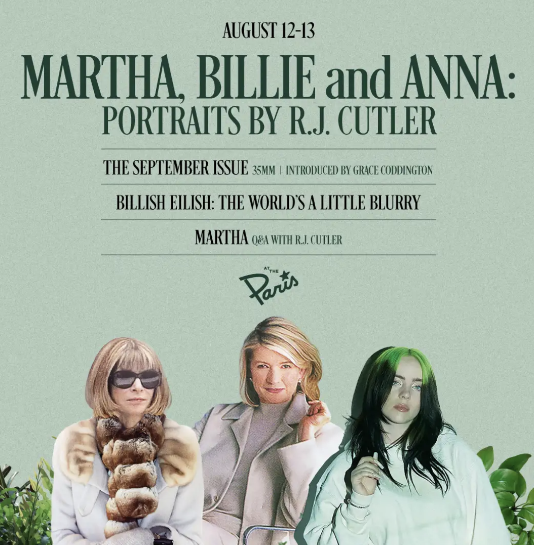 Martha, Billie, and Anna: Portraits by R.J. Cutler
