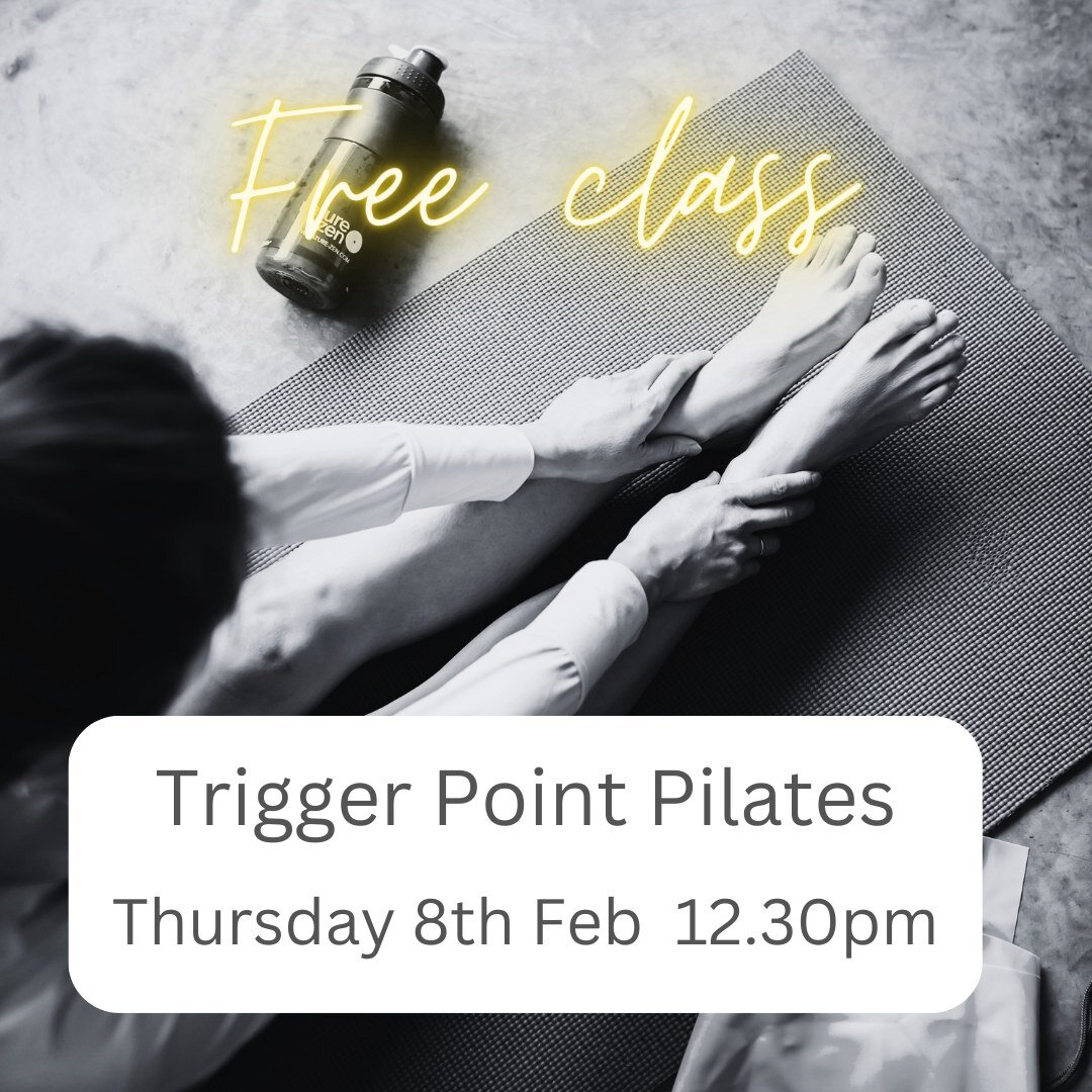 Join our new teacher Alison @athenapilatesstudio for this FREE class. Try out Trigger Point Pilates and see what you think!

A Trigger Point Pilates&trade; class combines classical Pilates moves to strengthen the core with clinical myofascial princip