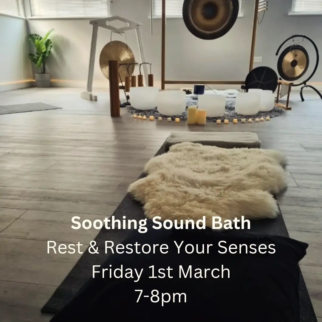 Join Sarah @soothethesoultherapy for a restful evening of sound healing. 

Lay comfortably, supported by cushions &amp; blankets, while the air is filled with the soothing sounds and vibrations of these beautiful instruments. Leave feeling deeply res