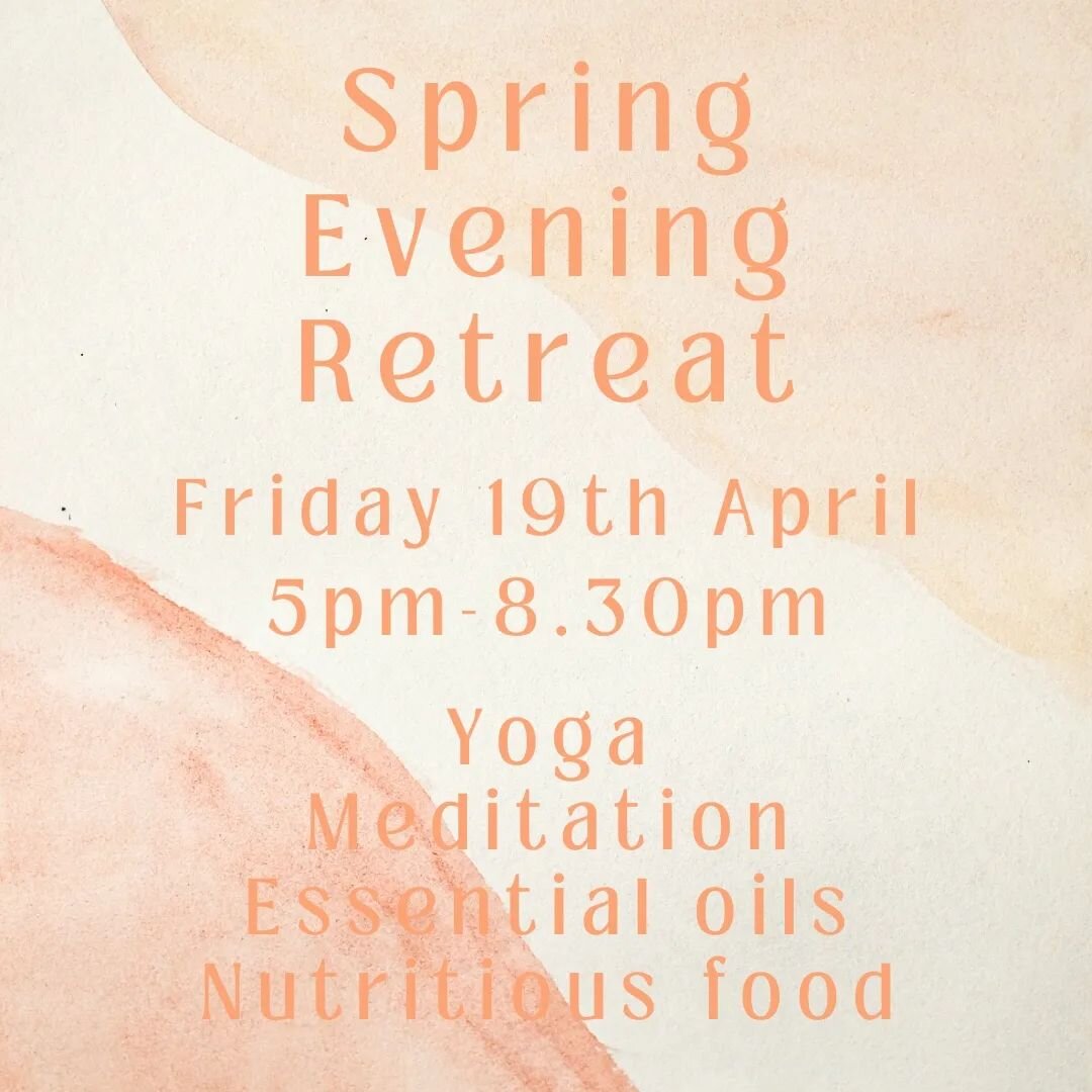 Join us for a beautiful evening retreat of rest &amp; deep relaxation. The perfect way to end the week. 

Wear your comfiest clothes, don't worry about doing your hair and make-up. Just come and enjoy a restful 2 hour yoga &amp; meditation class foll