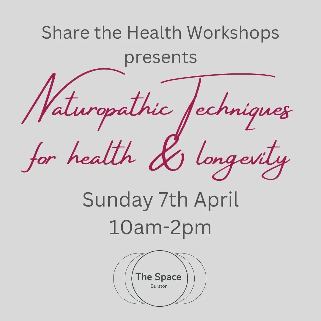 Do you want to live a long &amp; healthy life? Silly question, of course you do! 

Get yourself along to this hugely informative &amp; accessible event with Naturopathic Nutritionist Meg from @mpowell_nutrition to learn some simple tips that you can 
