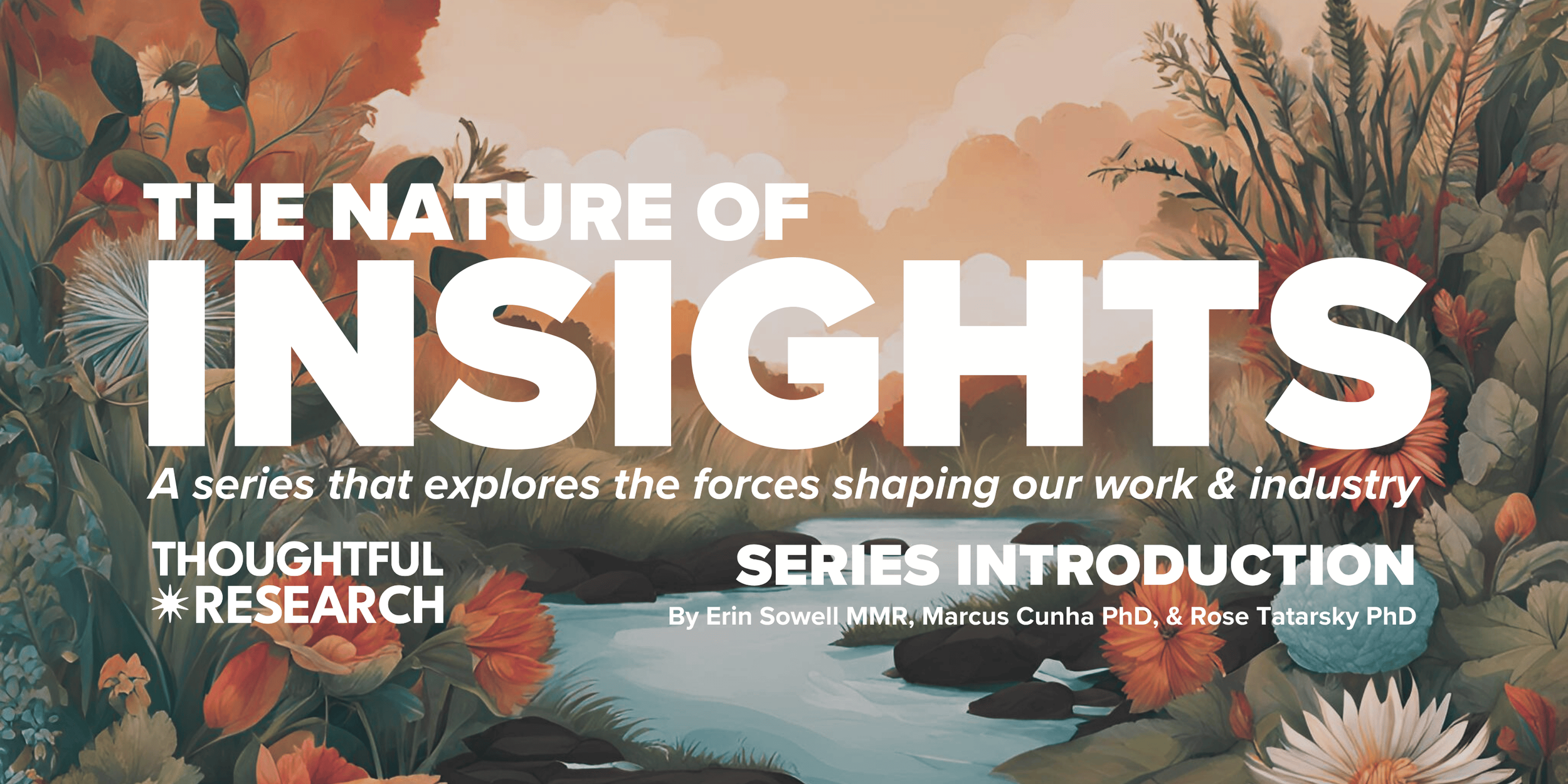 THE NATURE OF INSIGHTS: SERIES INTRODUCTION
