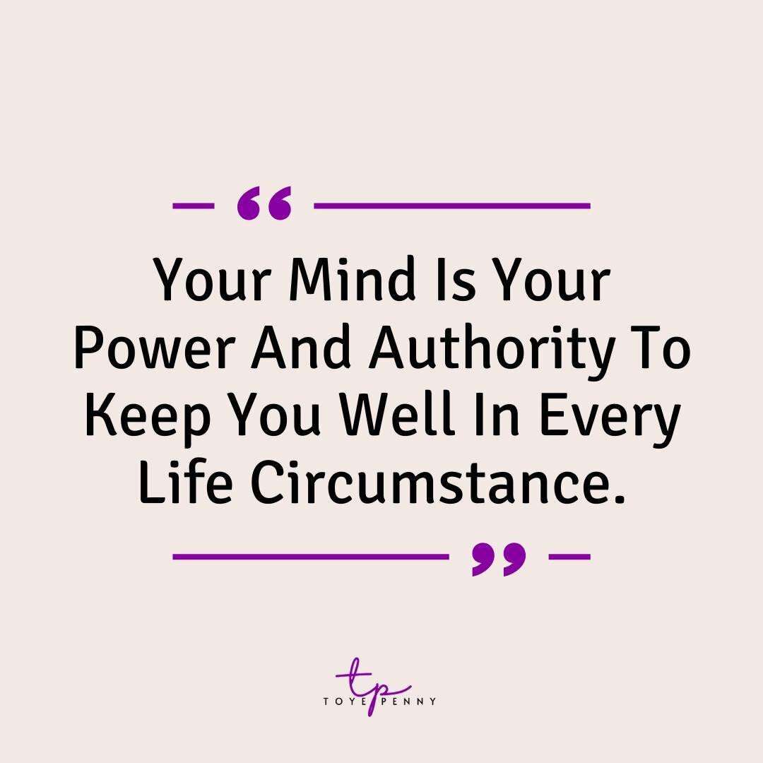 Sis! Although your well-power was given to keep you well, it sometimes misguides you; either by something you inherited or created.

It keeps you in fear when you're supposed to be confident; sometimes you're sad when you're supposed to be happy; you