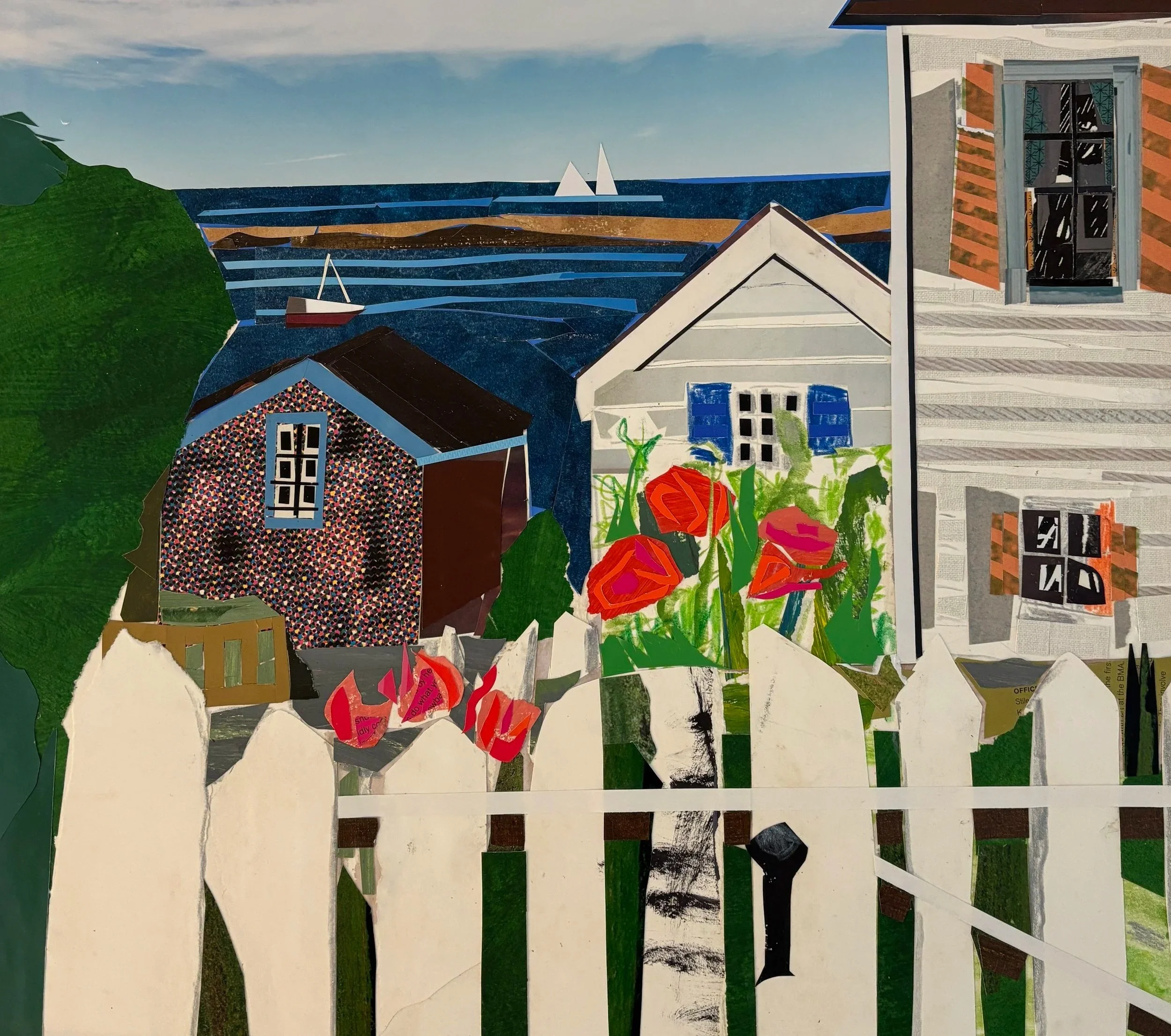 A Peek at the Bay, Provincetown, MA, November 2025 (17.5 x 15.5 inches)