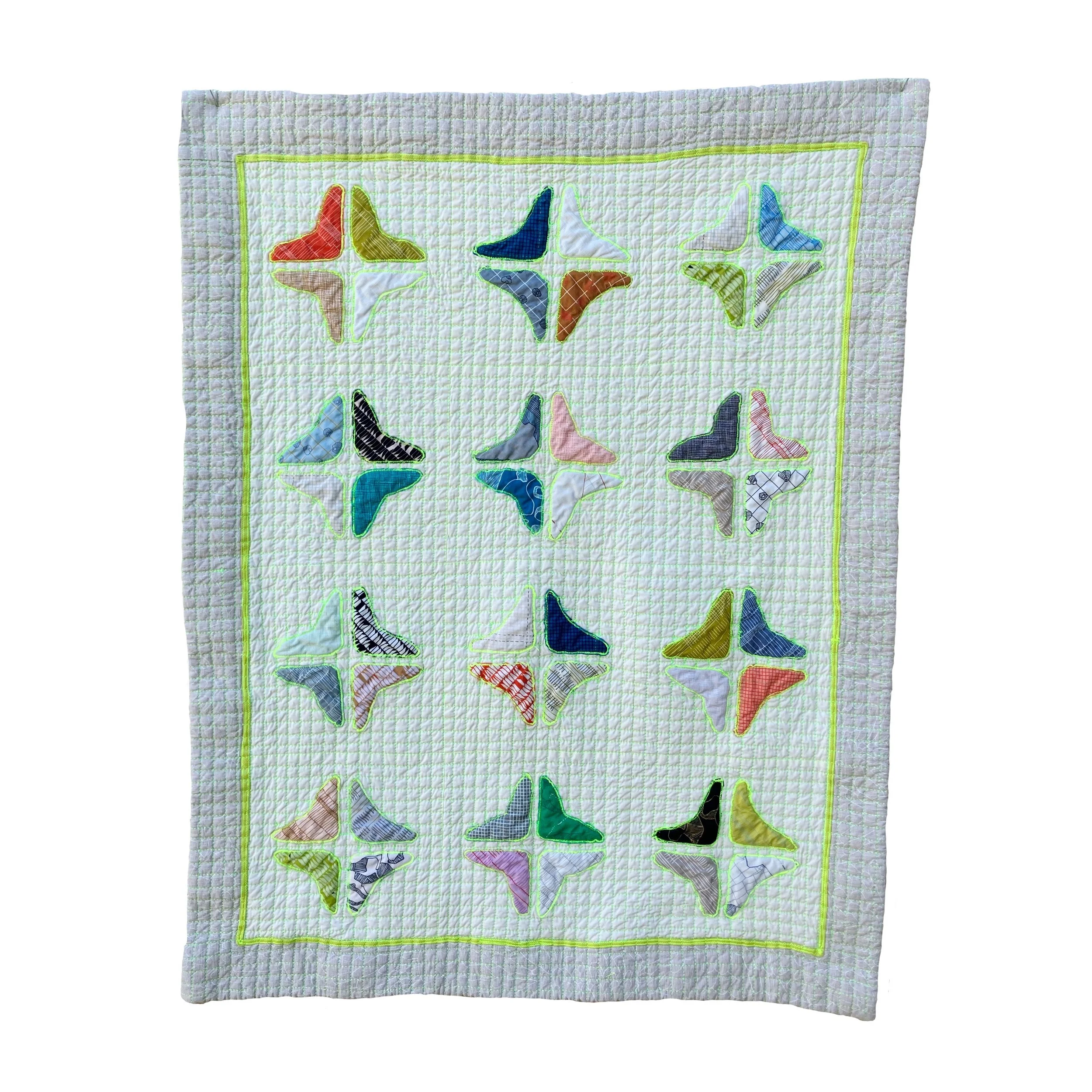 Organic Applique, 27" x 37" - $400