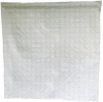 White on White: No. 6 Log Cabins (2023)... QuiltCon 2026