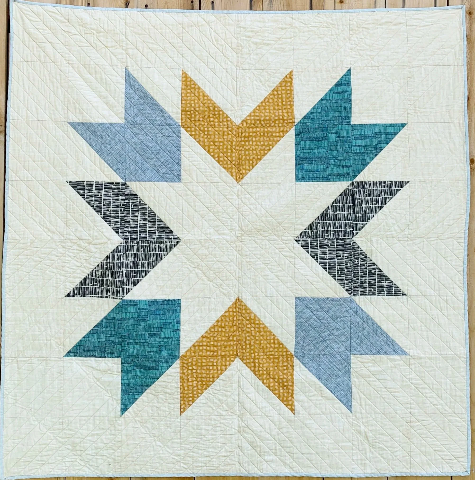 Chevron Star (2015)...Men's Biennial Quilt Show at the Rocky Mountain Quilt Museum 2016