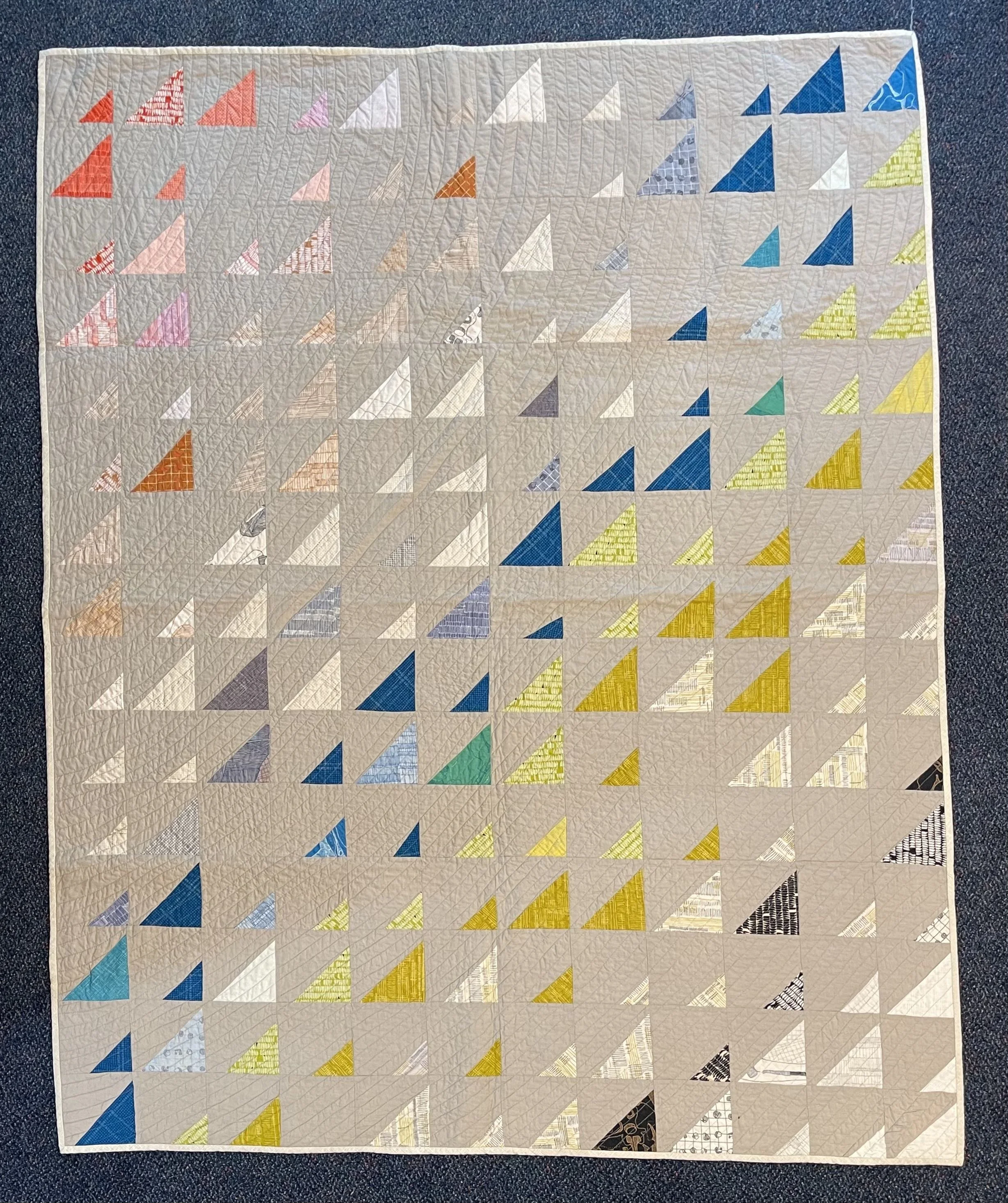 Triangles, 52" x 65" - $600