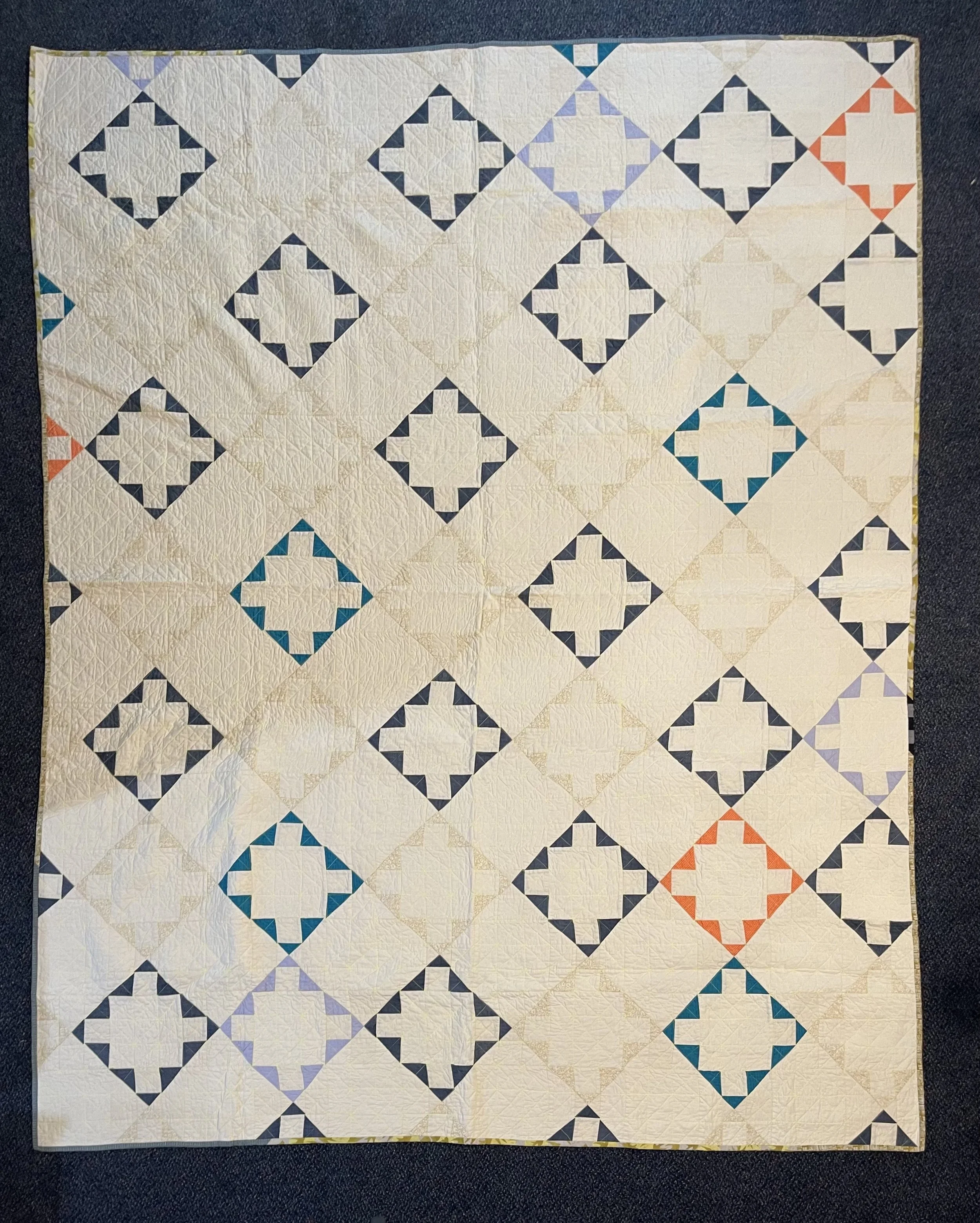 Irish Chain Variation, 68" x 85" - $1000