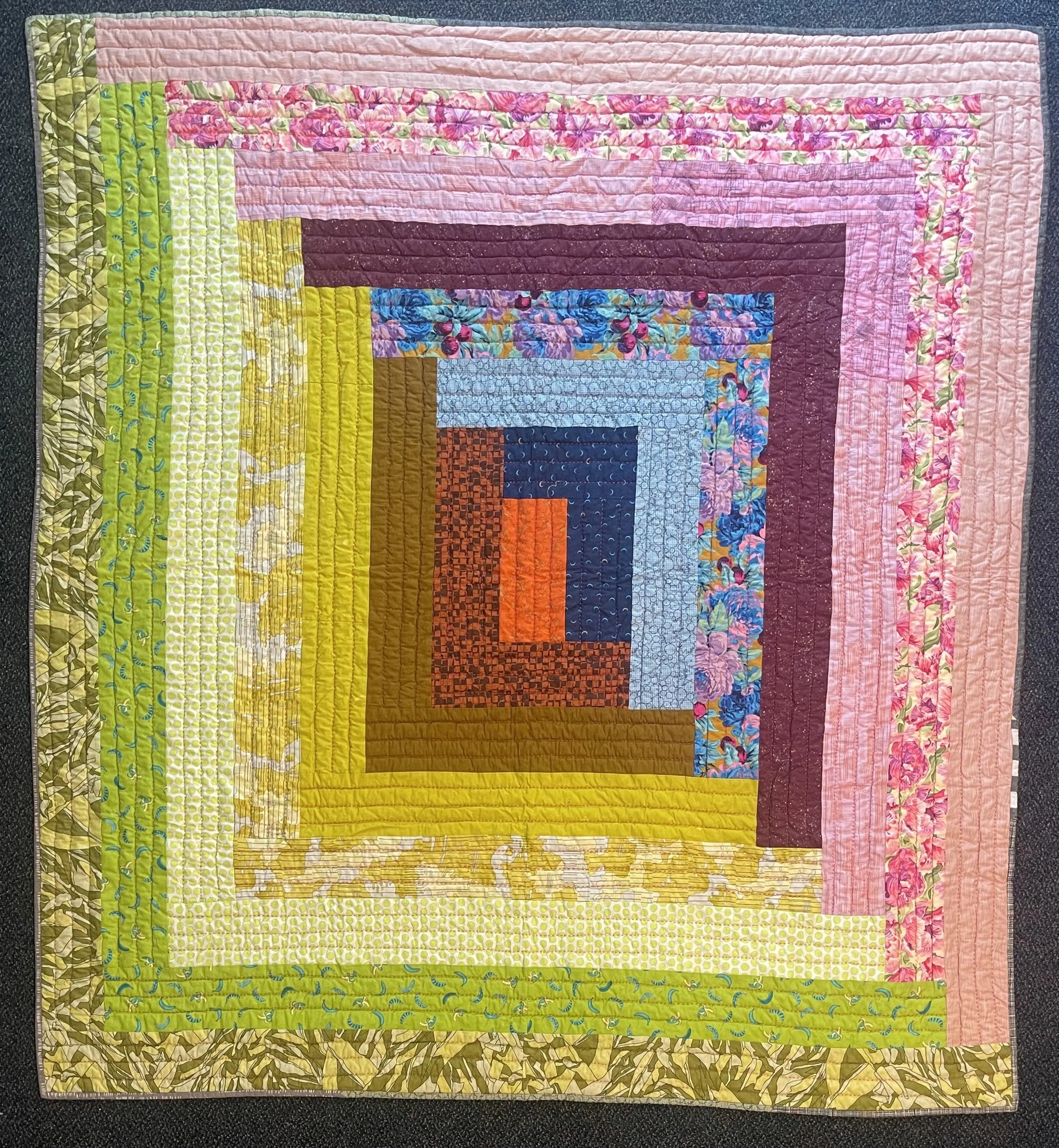 Ray Quilt, 62 " x 66" - $1100