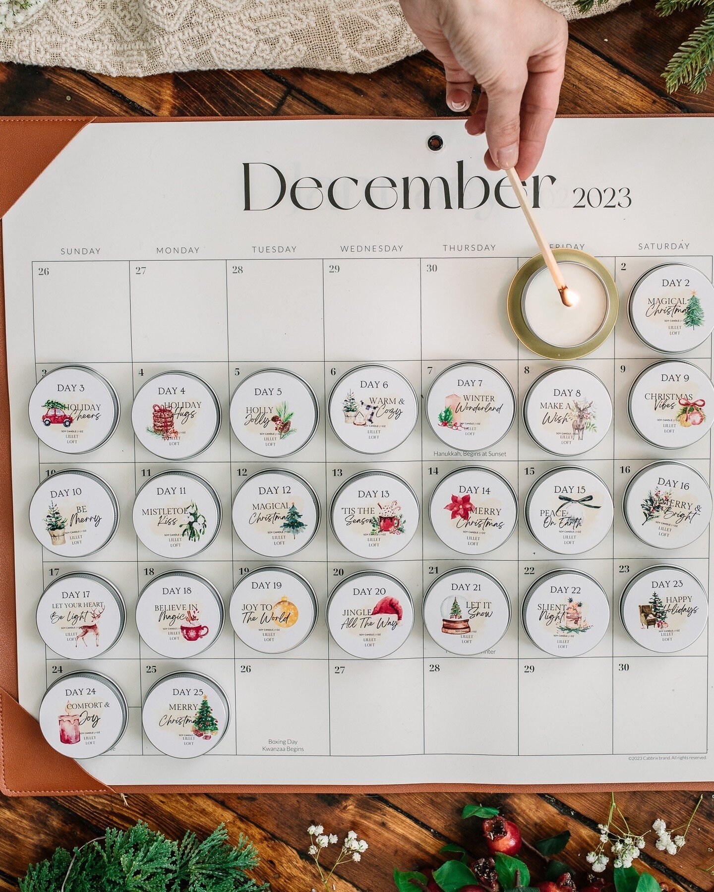 If you're looking for a fun twist on your #adventcalendar this year, then check out these amazing Advent Calendar Candles made with 100% essential oil by our lovely client @lillet.loft⁣
⁣
As a special treat, you can use the coupon code &quot;Holiday2