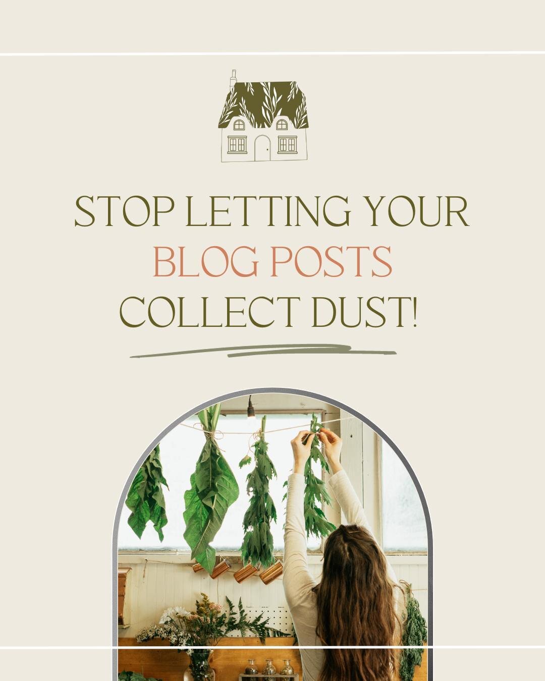 Stop letting your blog posts collect dust!⁣
⁣
You&rsquo;ve invested way too much time and energy into your blog posts to let them wallow around, forgotten on your website. Here are 3 ways to keep those blog posts working long after you hit &ldquo;pub