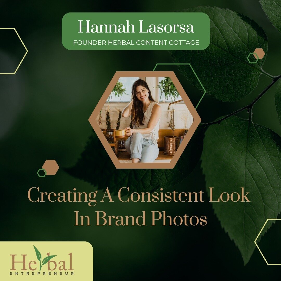 Who's attending the @herbal_entrepreneur conference this week? ✋ 🌿

Our founder, @hannah_aften is speaking TODAY (Tuesday, March 19) at 10 a.m. EST about creating a consistent look in your brand photos. This talk will be especially relevant to curre