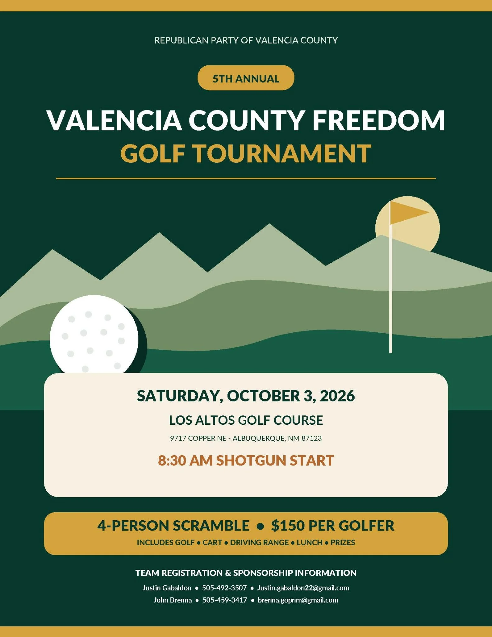 5th Annual Freedom Golf Tournament