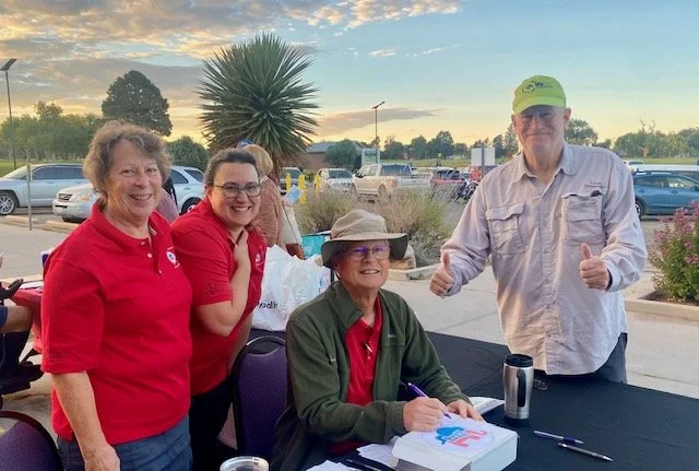 Setting up 4th Annual Freedom Golf Tournament 