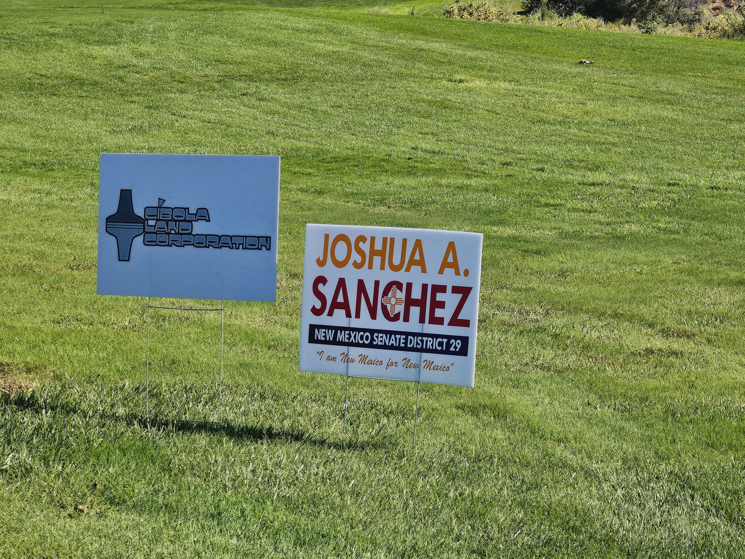 Sponsors - Cibola Land Corporation & Joshua Sanchez Candidate Senate District 29