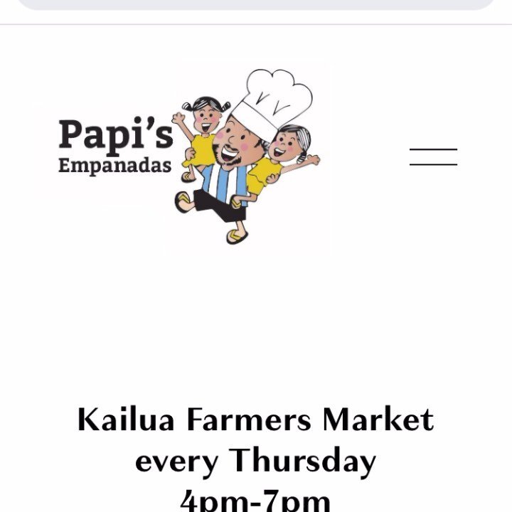 New website! Link in bio to learn a bit about Papi&rsquo;s story and see the long list of empanadas available. *Availability varies at each market*
.
.
See you at the @hfbfarmersmarkets Kailua Farmer&rsquo;s Market today 4-7
.
.
.
#empanadasfordays #