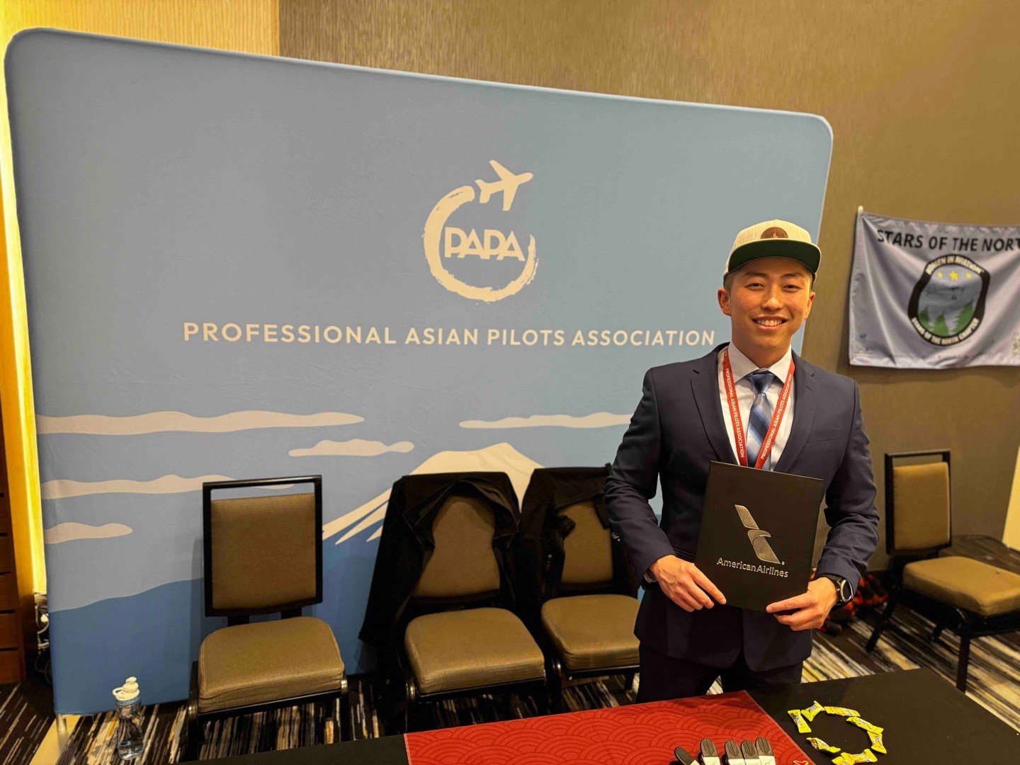 Congratulations on getting a CJO from AA at the TPNx conference today, Andrew! Welcome to your forever airline! 

#AsianPilots #PAPASocial #RepresentationMatters #TPNx
