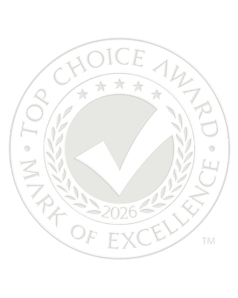 Top Choice Award Mark of Excellence 2026 badge for JRAD SKIN