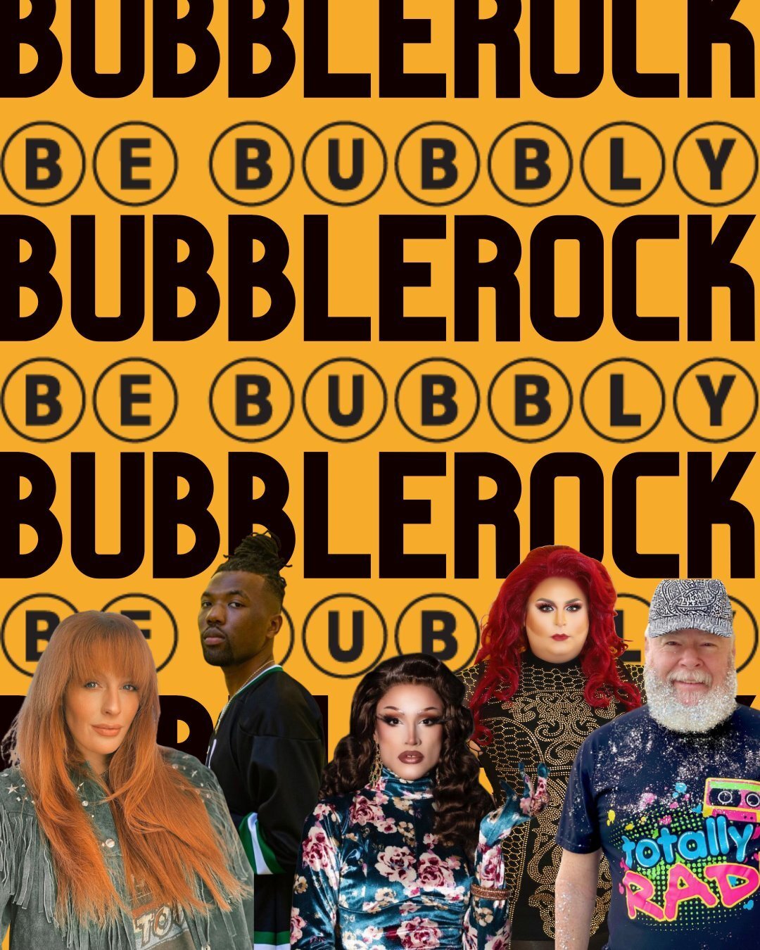 BUBBLEROCK LINEUP✨🌈🥂

Fri, May 26 10p-1a: @baileycali
Sat, May 27 10p-1a: @okejunior (BottleRock performing artist)
Sun, May 28 11a-1p: Bubbles, Drag, and DJ with @bonitarosedrag, @theparisalaventi, + @djrottenrobbie 

A-la-Carte: $30/day
3-Day Pas