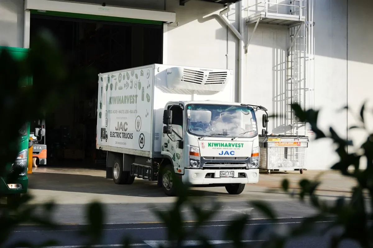 KiwiHarvest Electric Food Rescue Truck