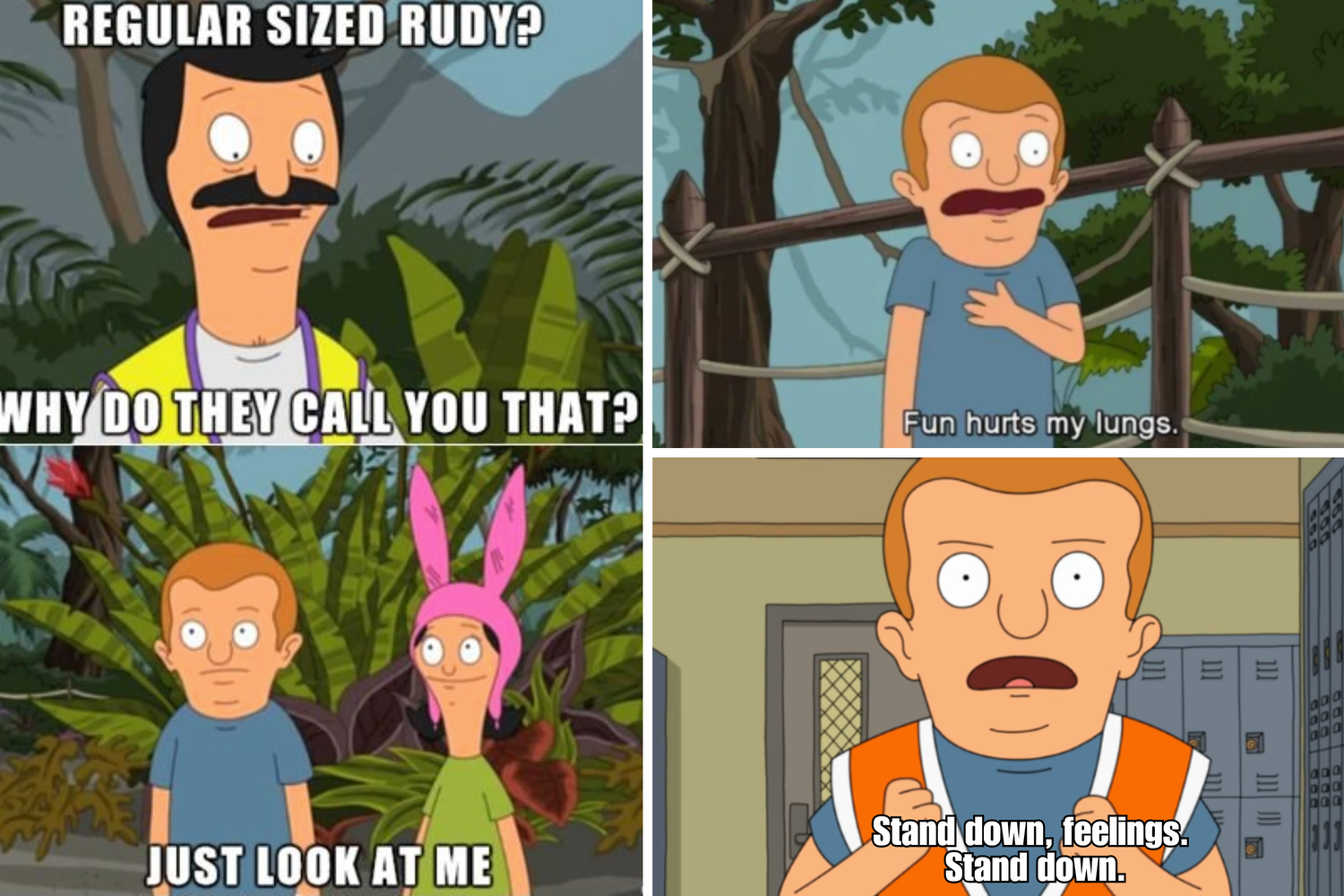 10 of the Best Regular Sized Rudy Quotes from Bob's Burgers — Bob's