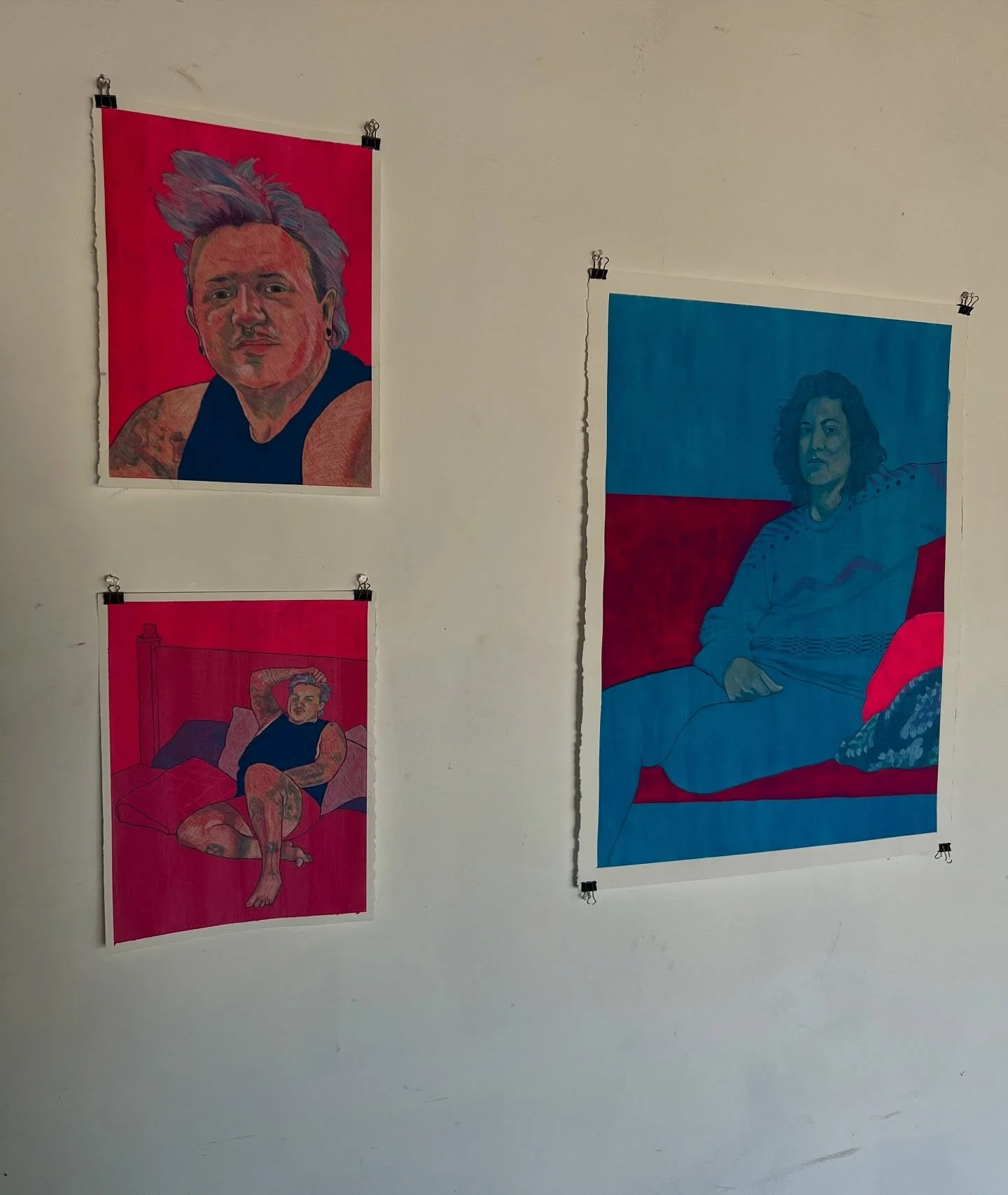 Just some of what&rsquo;s up today for open studios. Officially open 10-5 this weekend - see you shortly! #openstudios #hwy62arttours