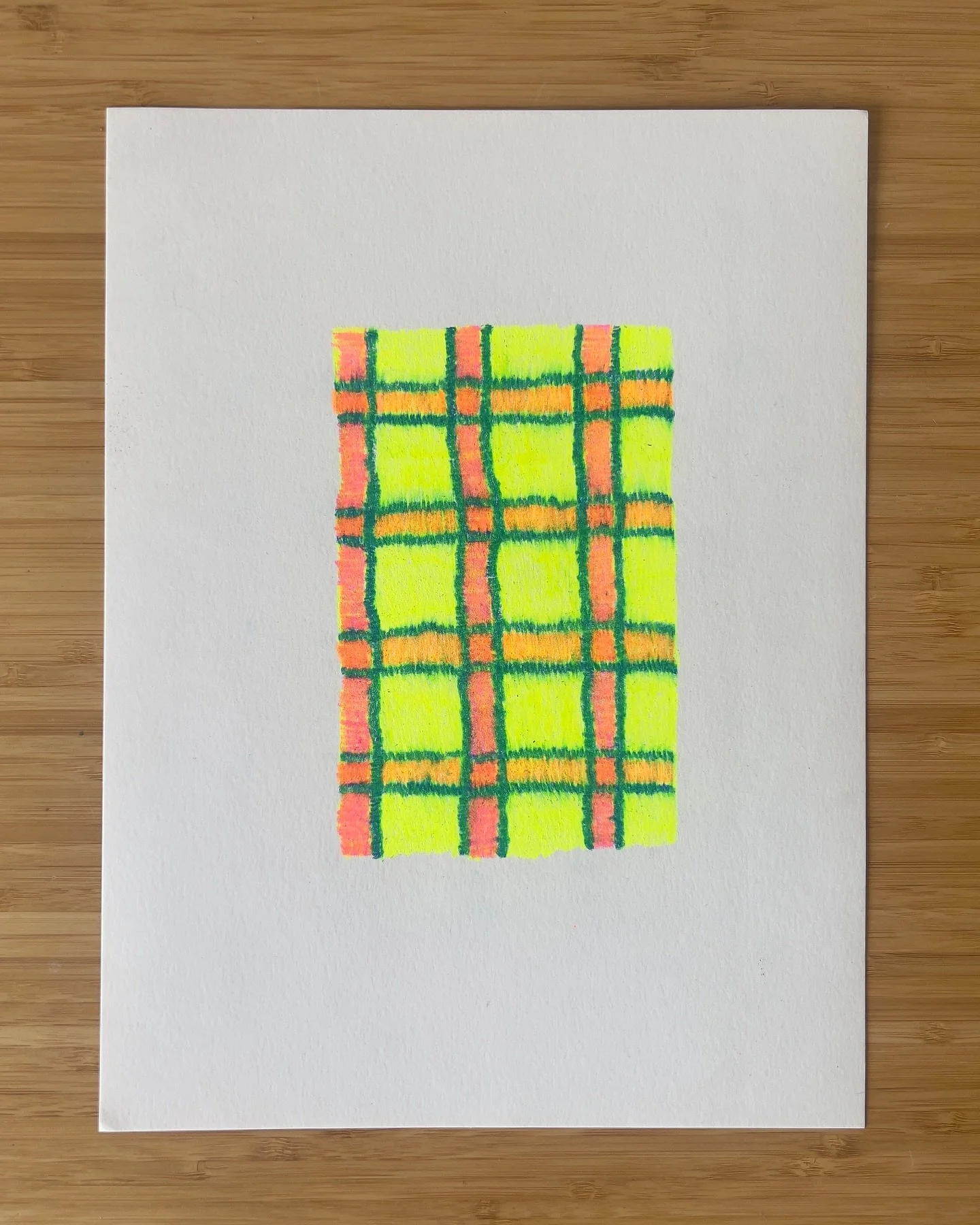 I&rsquo;m finally getting around to documenting new work. It becomes more of an issue when using fluorescent colors but I did this to myself! Now that I have a studio space with adequate ventilation it&rsquo;s all I can do to not turn these into larg