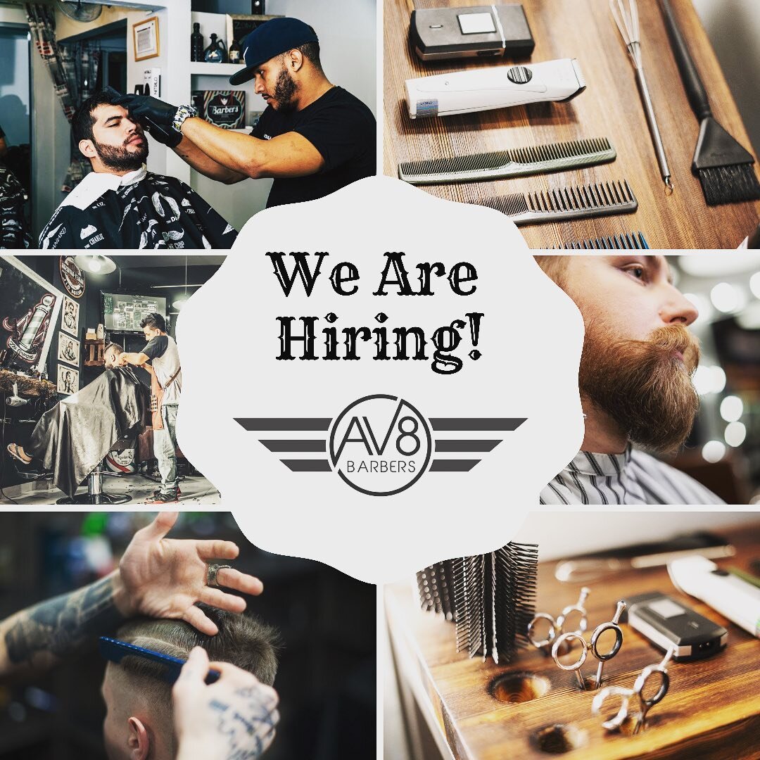 Join our team!! AV8 is looking to ad another amazing barber to our team!! 
.
.
Come and work at one of the newest, cleanest and most supportive shops in town&hellip; 
#savannahgeorgia #savannahbarber #sav #job #savannahjobs #barbershop #barber #savan