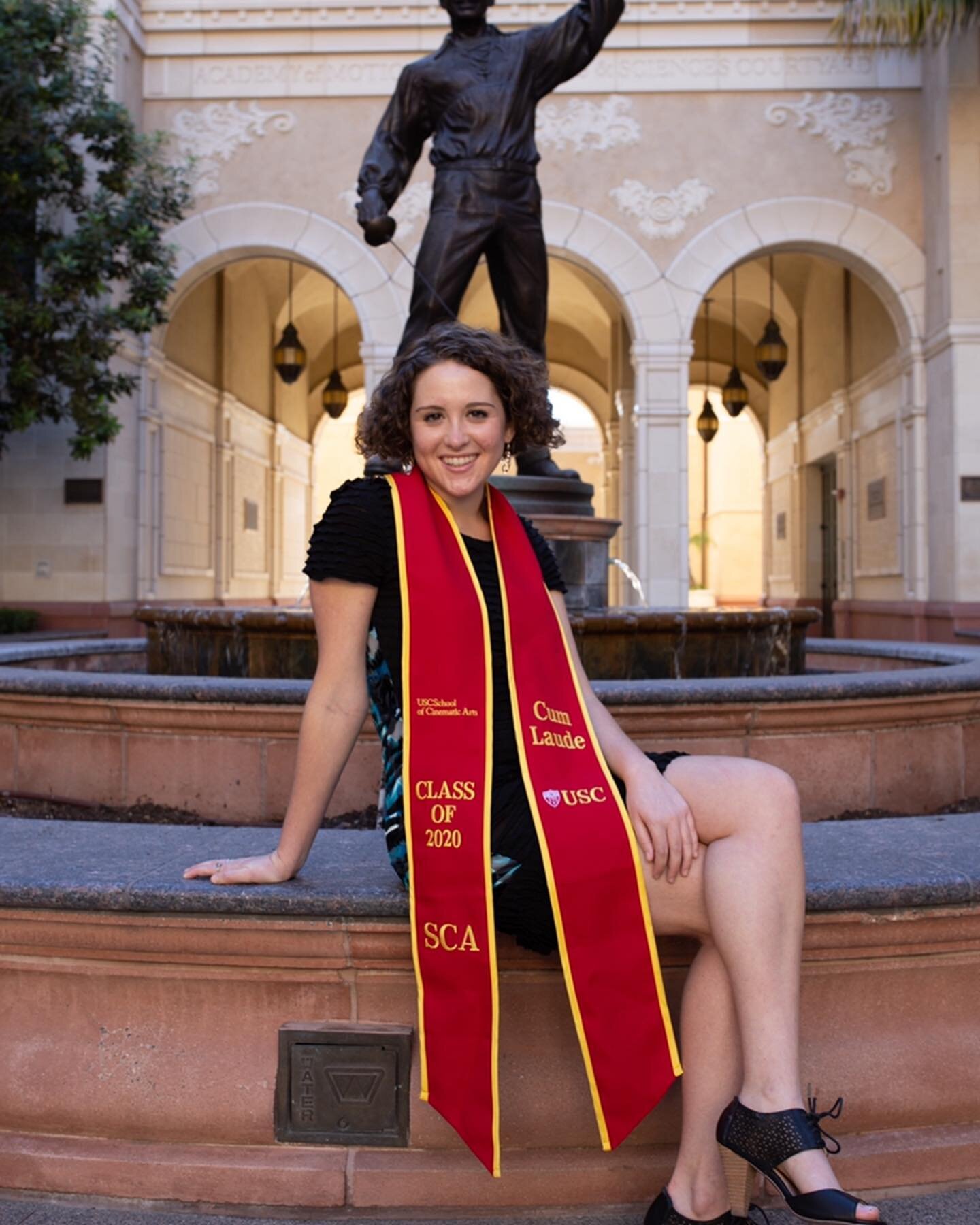 I graduated from the USC School of Cinematic Dark Arts! 4 years of intense filmmaking, 1 semester off to study meditation, 1.5 semesters of Zoom University, and graduating in December 2020 but not walking &lsquo;til now. The TEARS, the late nights in