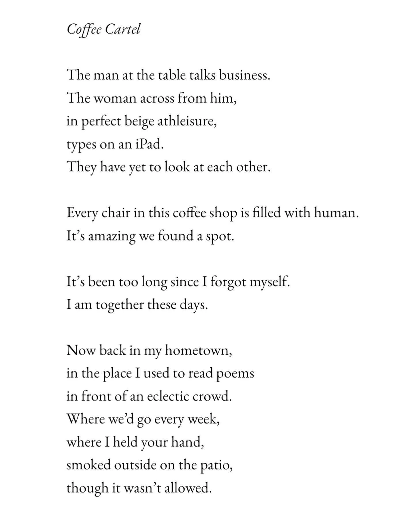 a little too caffeinated, watching the sunset