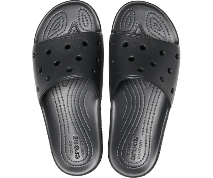 Crocs Classic Slider Black — Neil Ednie Designs