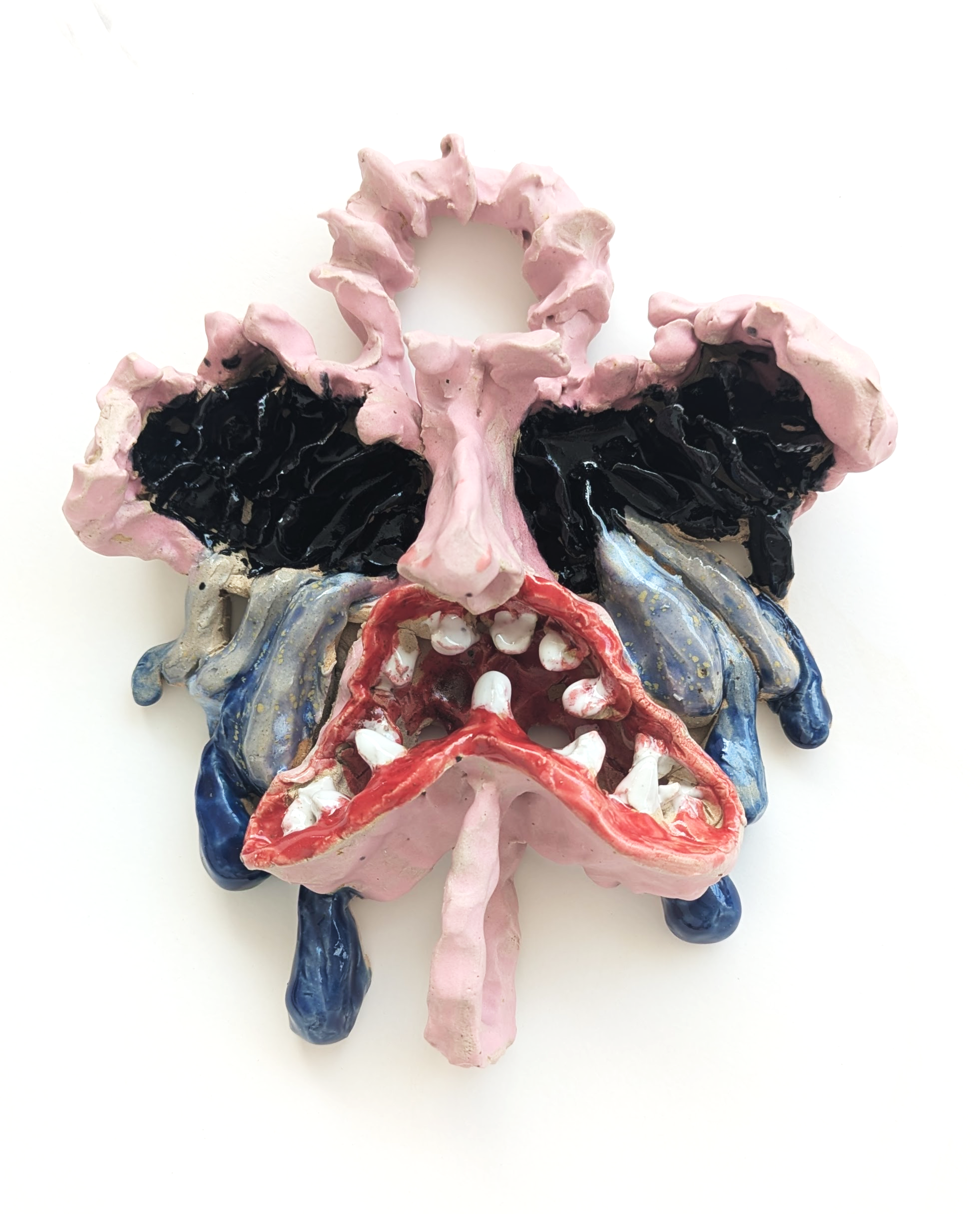Hormone Monster (2025) Ceramics and glaze, 22.5 x 19.5 x 7cm