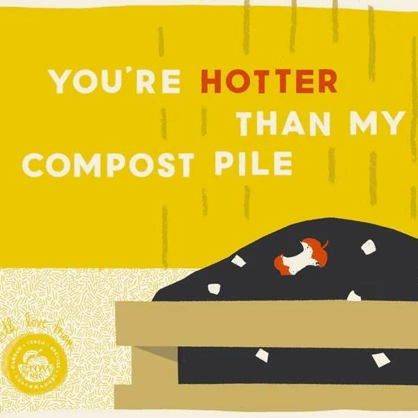 Let your valentine know that you think they're hot stuff, just like the compost piles at @sanctuary.farms Those piles divert over 1/2 million pounds of food waste every year
If you want you and your sweetie to be enjoying vegetables and flowers grown