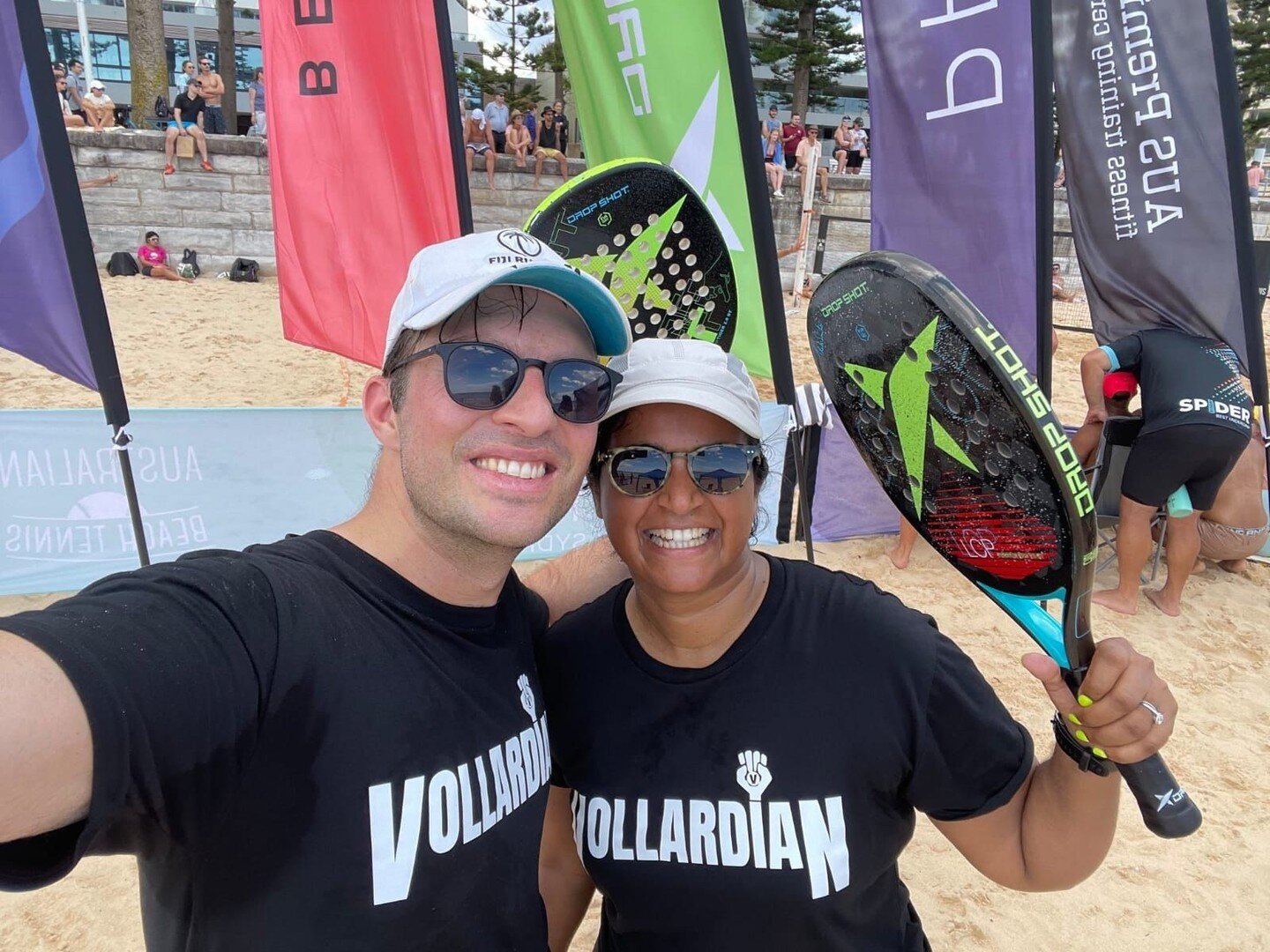 🎾🏆 Teamwork makes the dream work! Our Vollardian champs just aced the Beach Tennis Championship at Manly Beach! 🌊🌞 (by making the quarter finals in the Mixed Doubles Beginners comp haha)

Congrats to our beach tennis stars! 🌟🏅 #TeamVollardian #