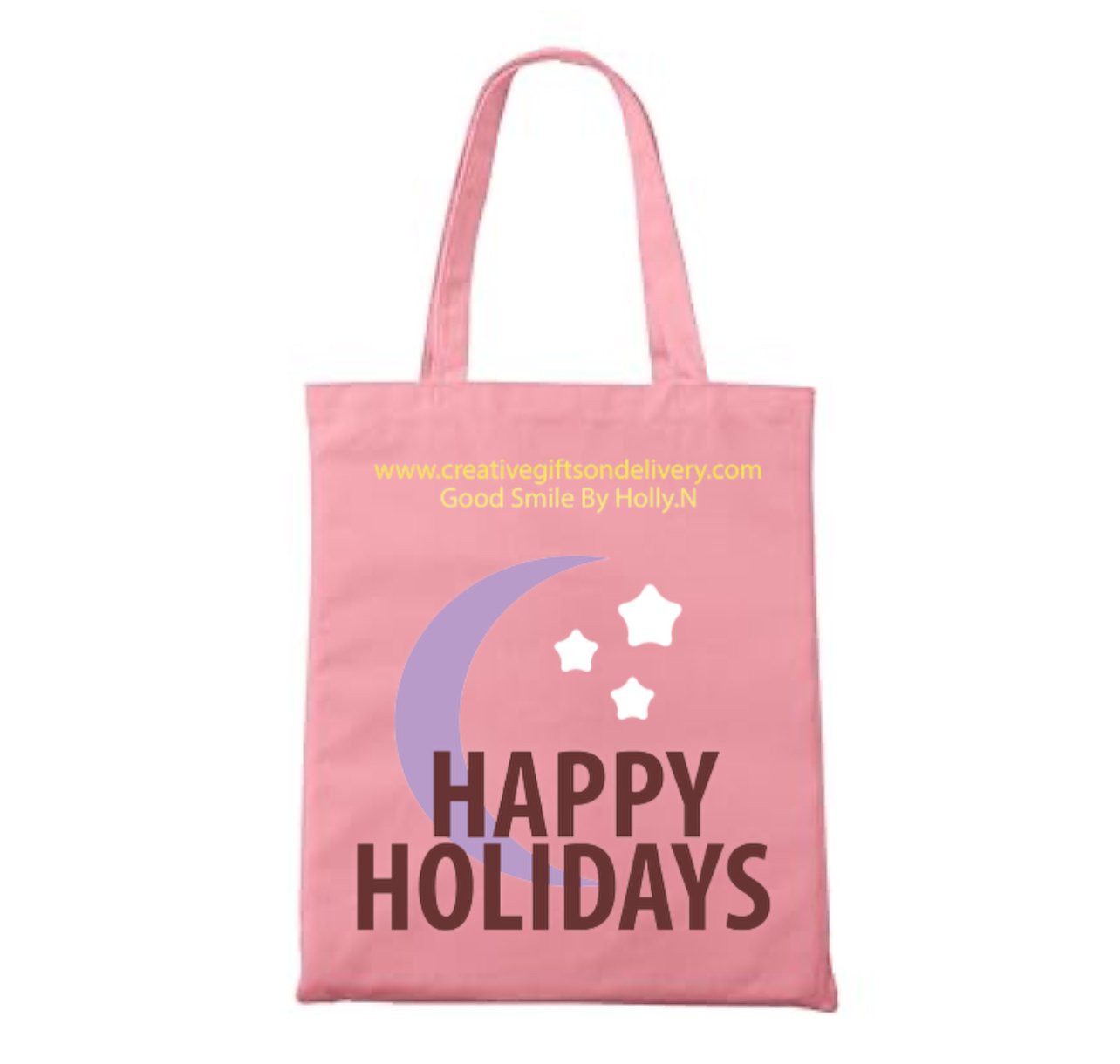 Happy Holidays Bag Pink .jpg