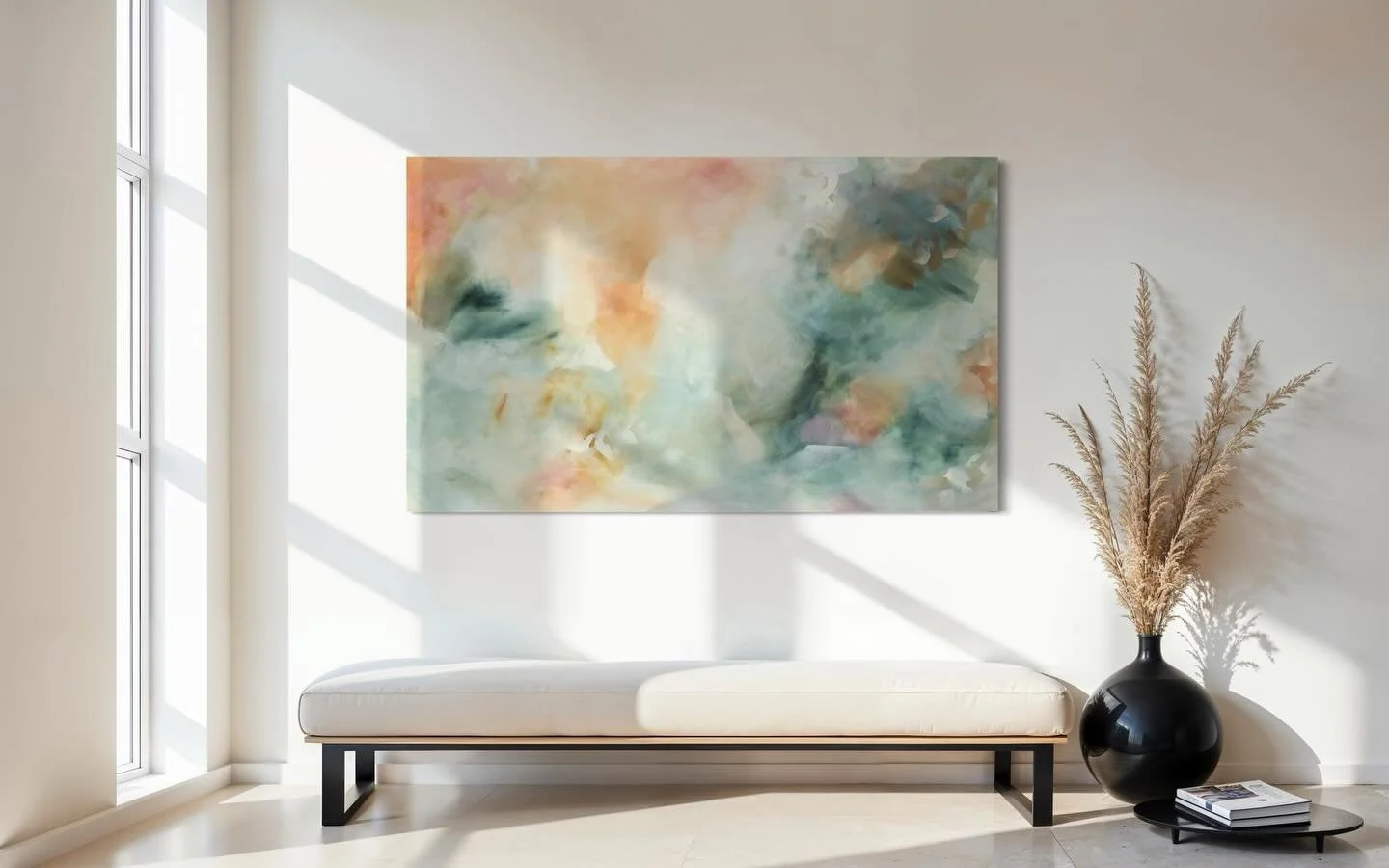 One of my most ethereal paintings &ldquo;in every season&rdquo; is headed home just in time for the holidays! 🎄

It was pure joy getting to create this custom piece for a new collector in Chicago and I&rsquo;m so excited for them to finally see it i