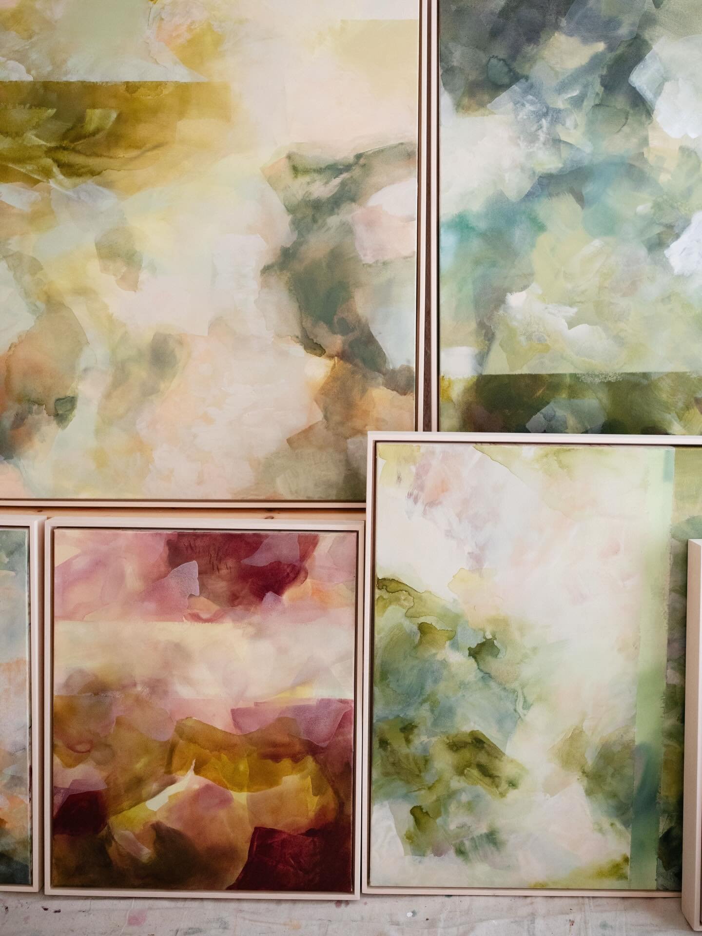 &ldquo;The Dance&rdquo; : I&rsquo;ve been thinking a lot about this piece from my recent collection a lot lately but now with new eyes &hellip; 

When I was painting this body of work I was in the middle of dreaming into the possibility of relocating