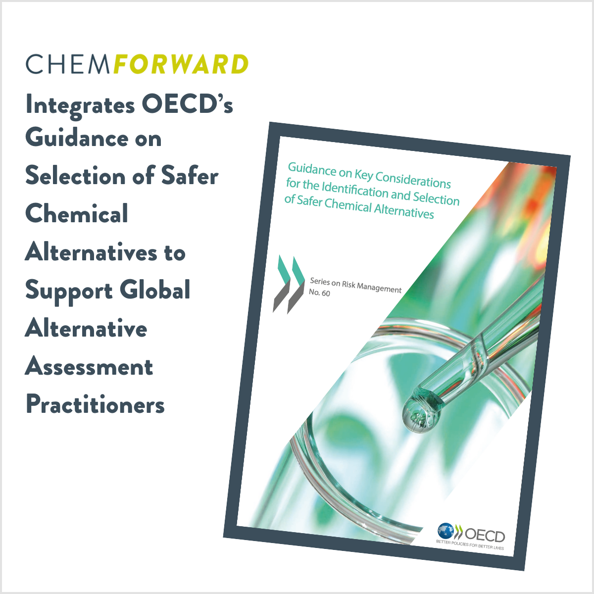 ChemFORWARD Integrates OECD’s Guidance on Selection of Safer Chemical Alternatives to Support Global Alternative Assessment Practitioners