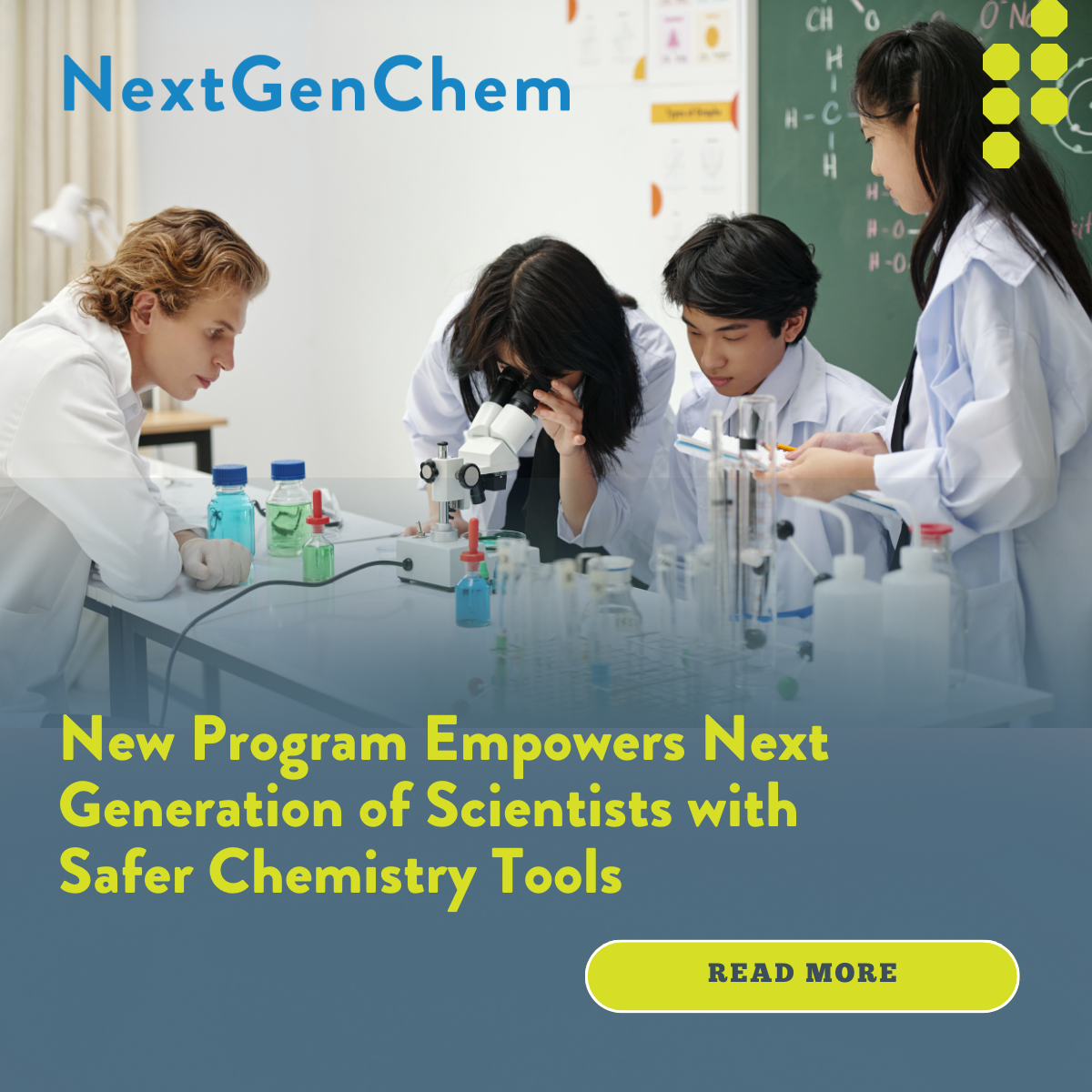 New Program Empowers Next Generation of Scientists with Safer Chemistry Tools