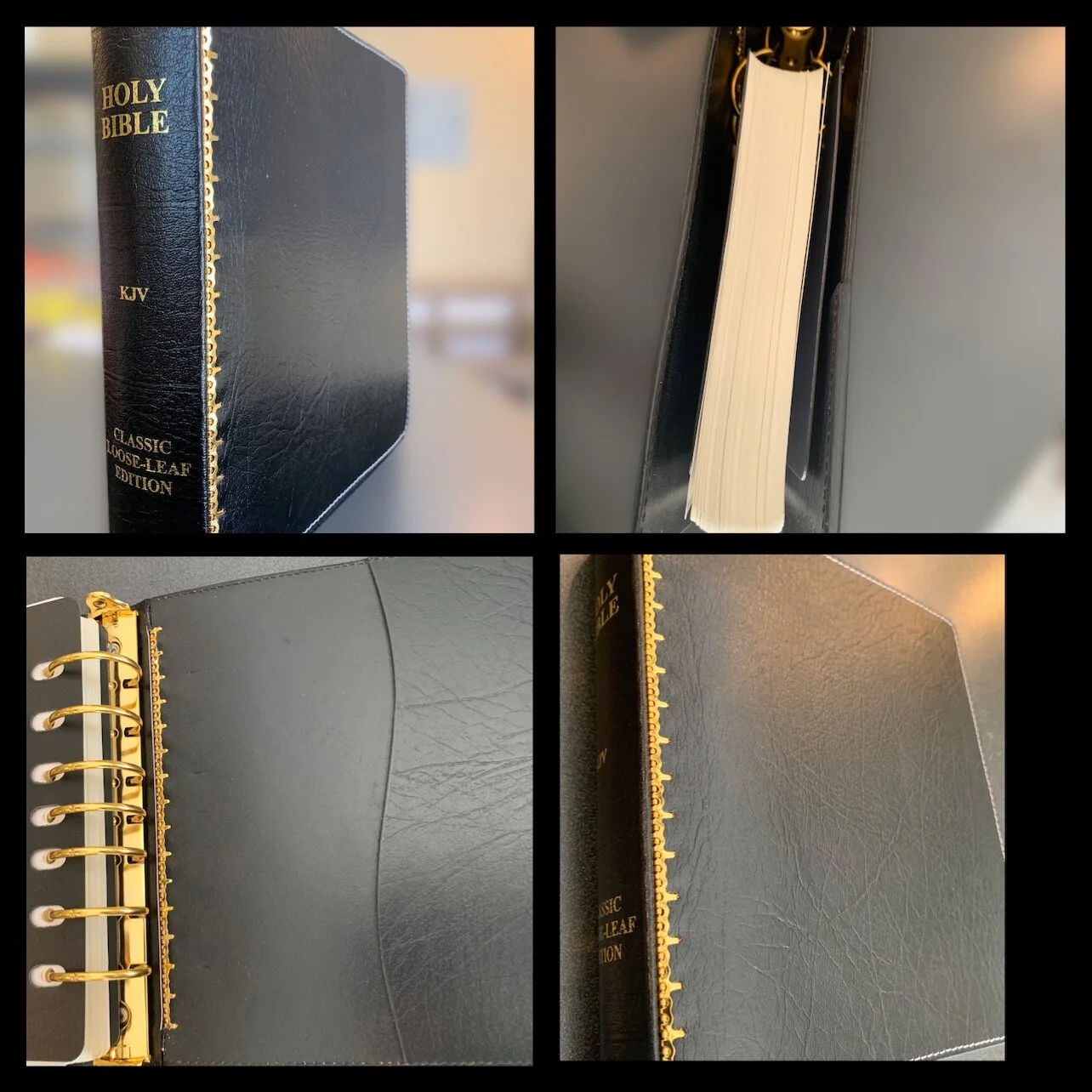 Classic Loose Leaf Bible Black Buffalo — Bradley Bibles