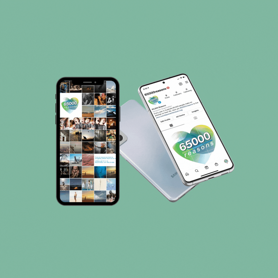 65000 Reasons Mobile campaign showing 65 photographs from Australia's best photographers.