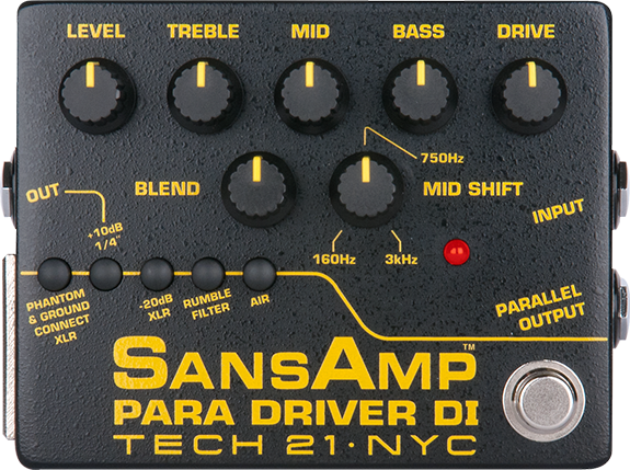 TECH21 SansAmp BASS DRIVER DI V1 前期 初期型