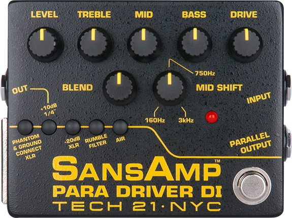 Tech 21 SansAmp Para Driver DI — Instrumental Music & Sound